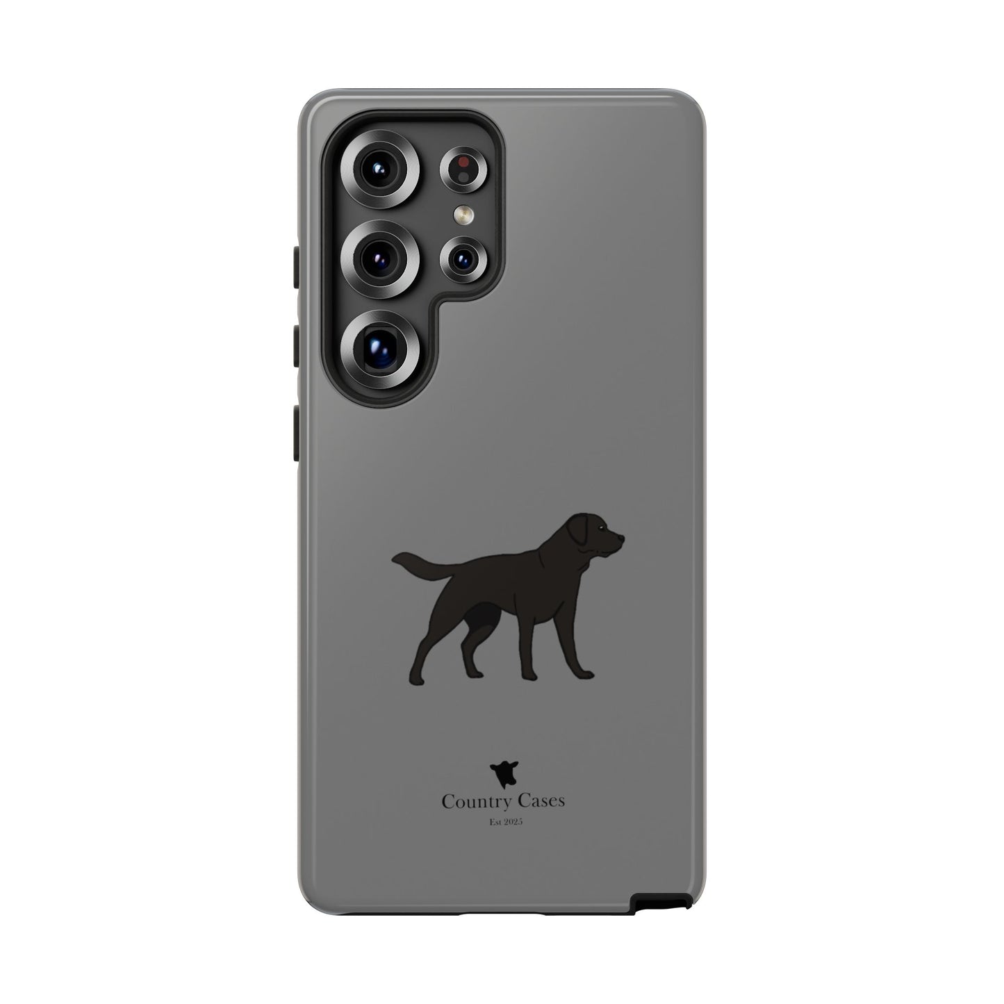 Android black Labrador case
