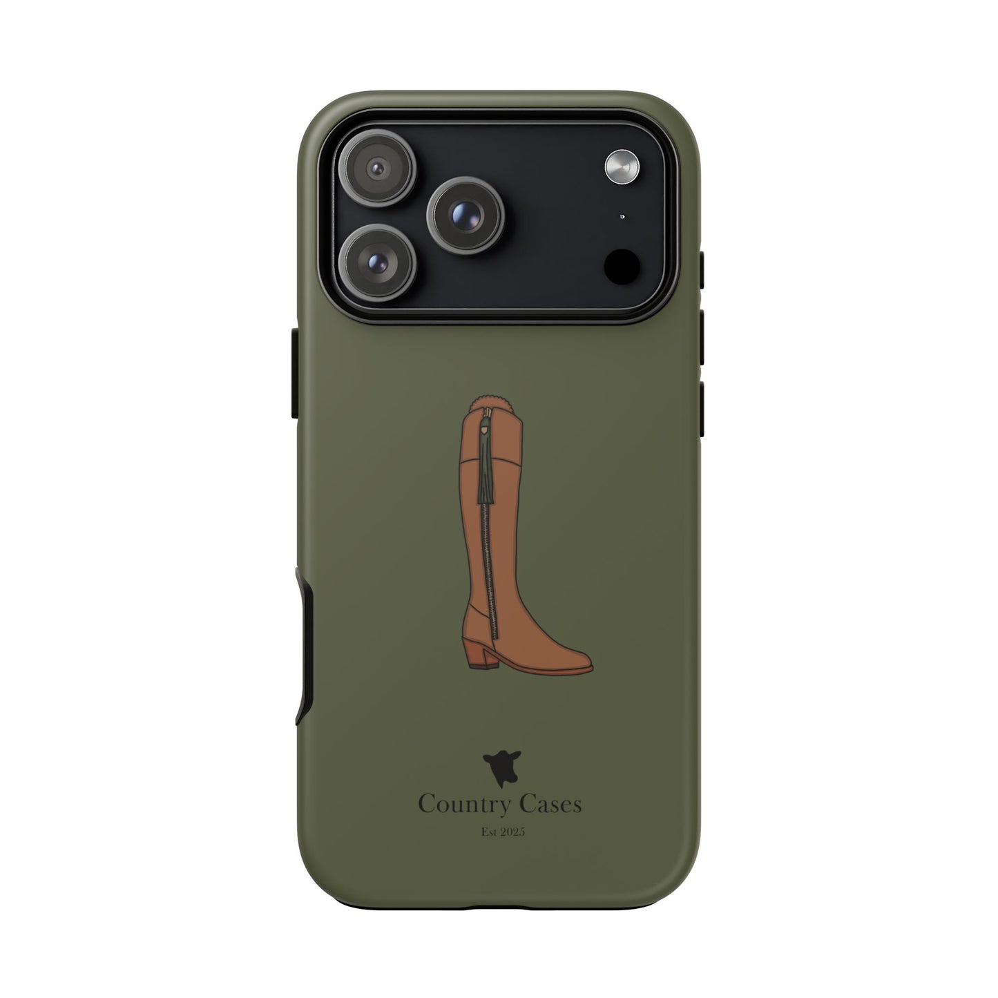 Green country boot case