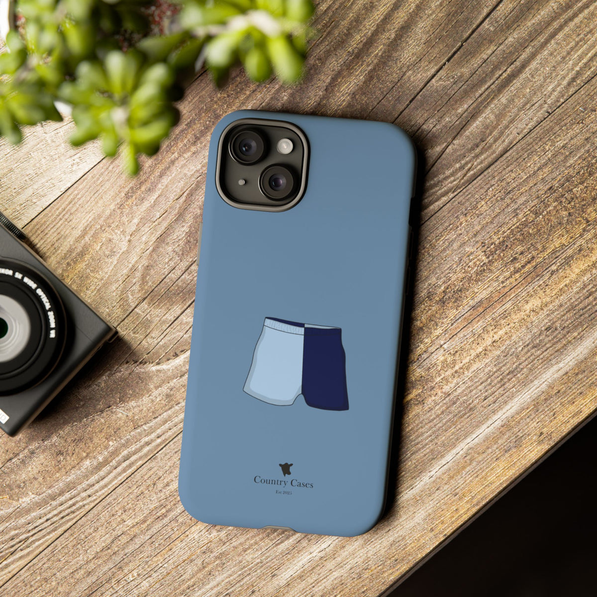 Blue Shorts Case