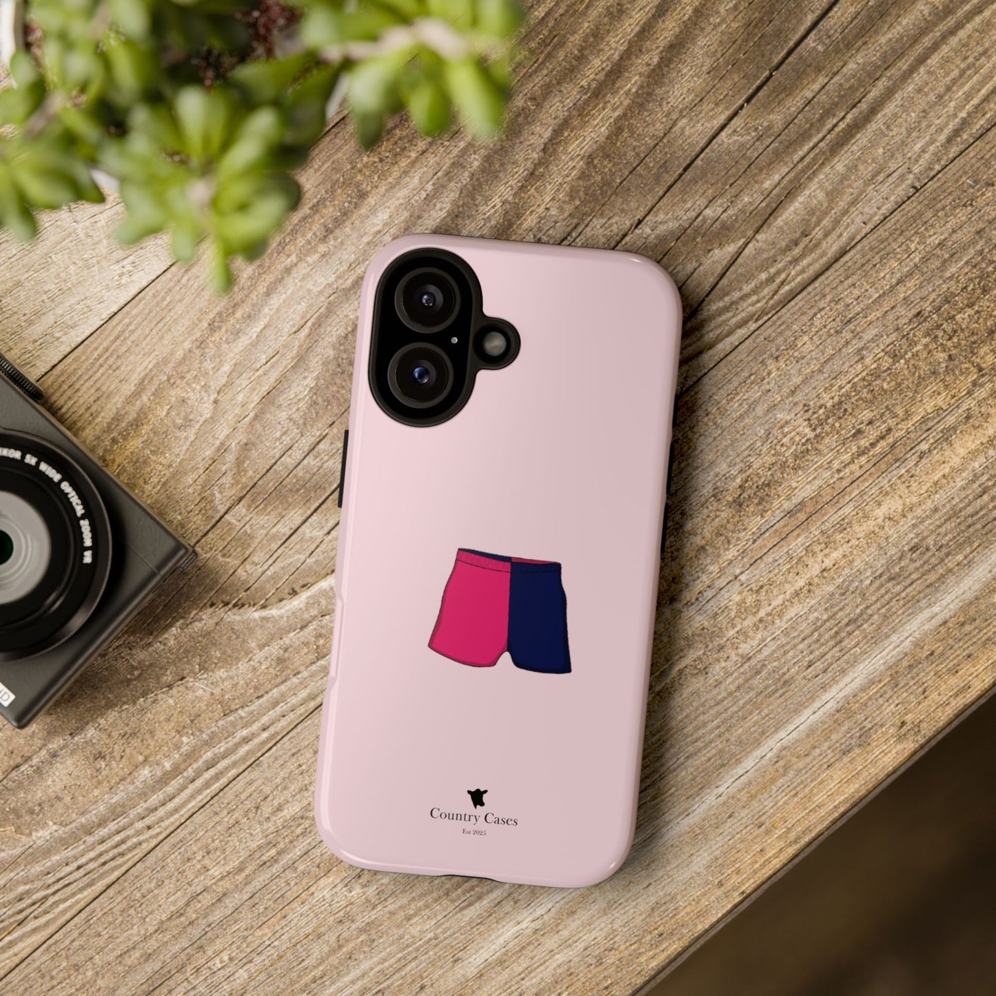 Two toned short phone case