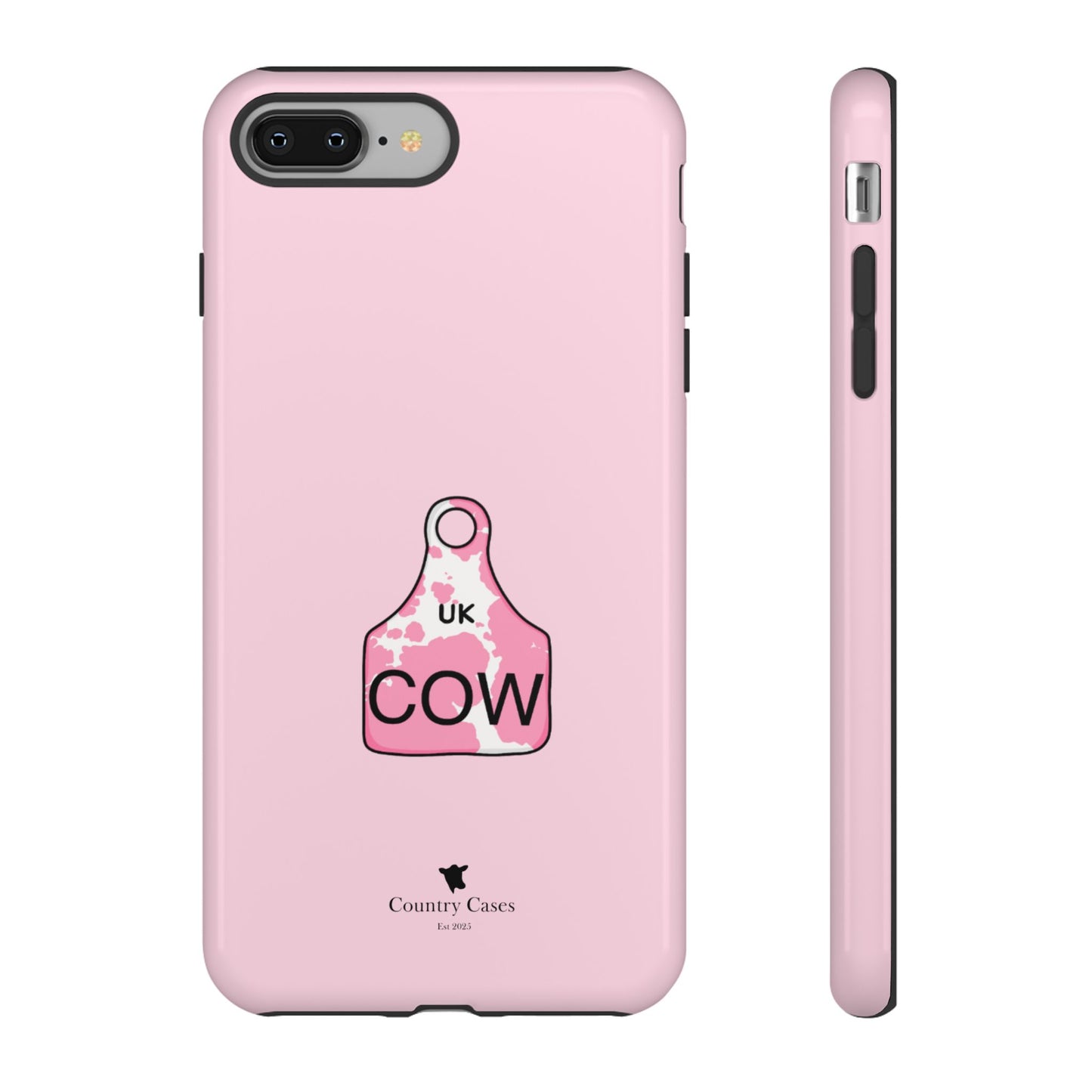 Pink ear tag case