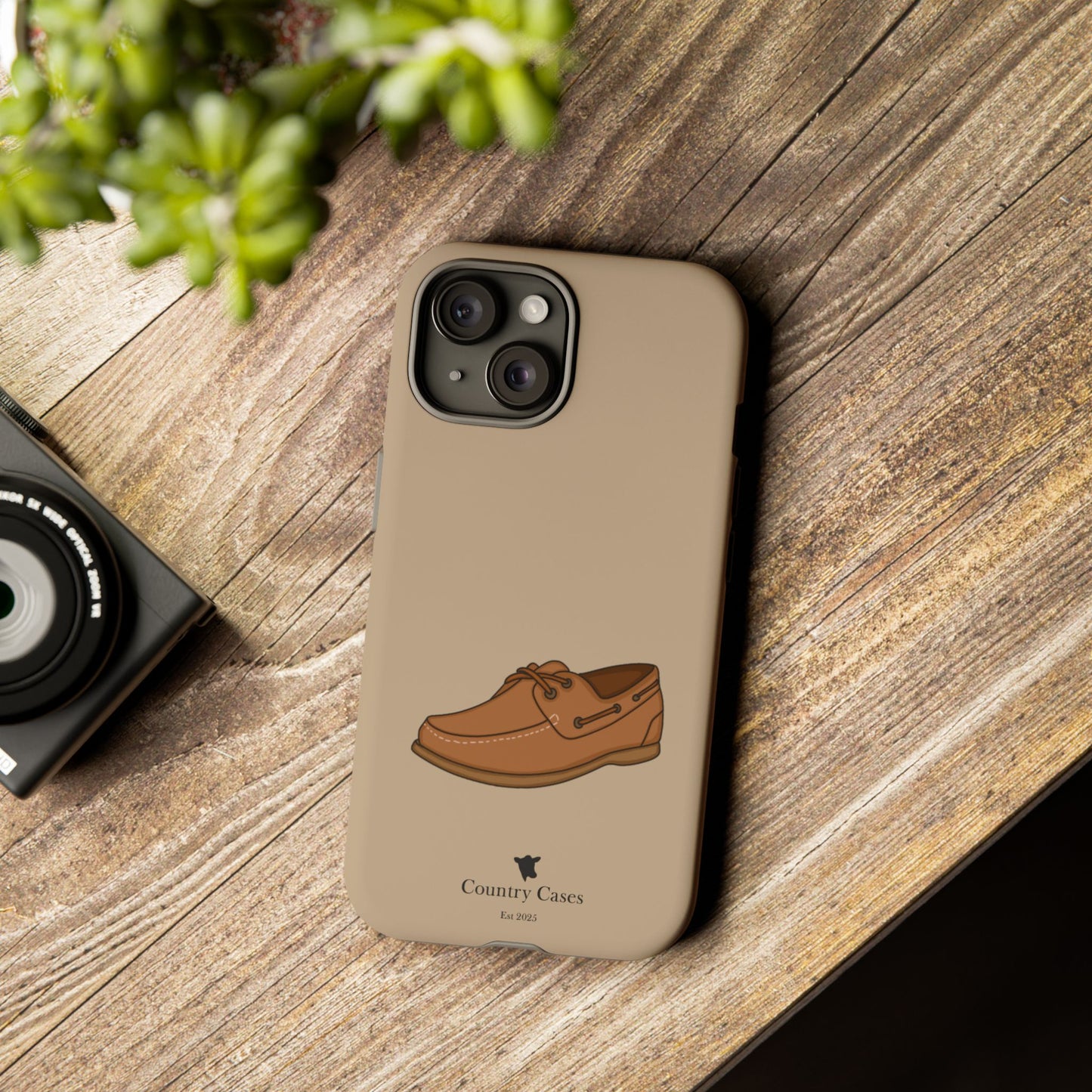 Classic boat shoe phone case