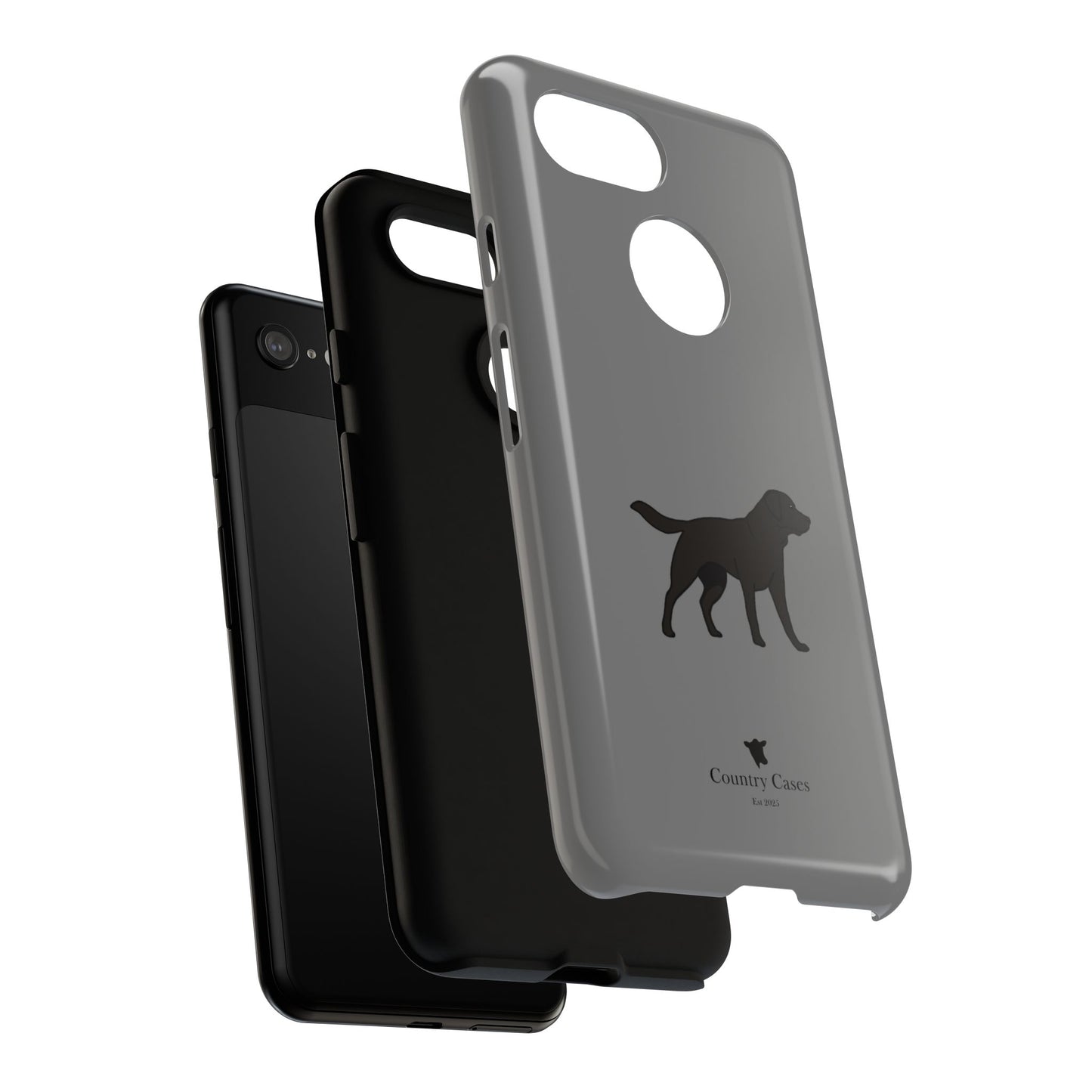 Android black Labrador case