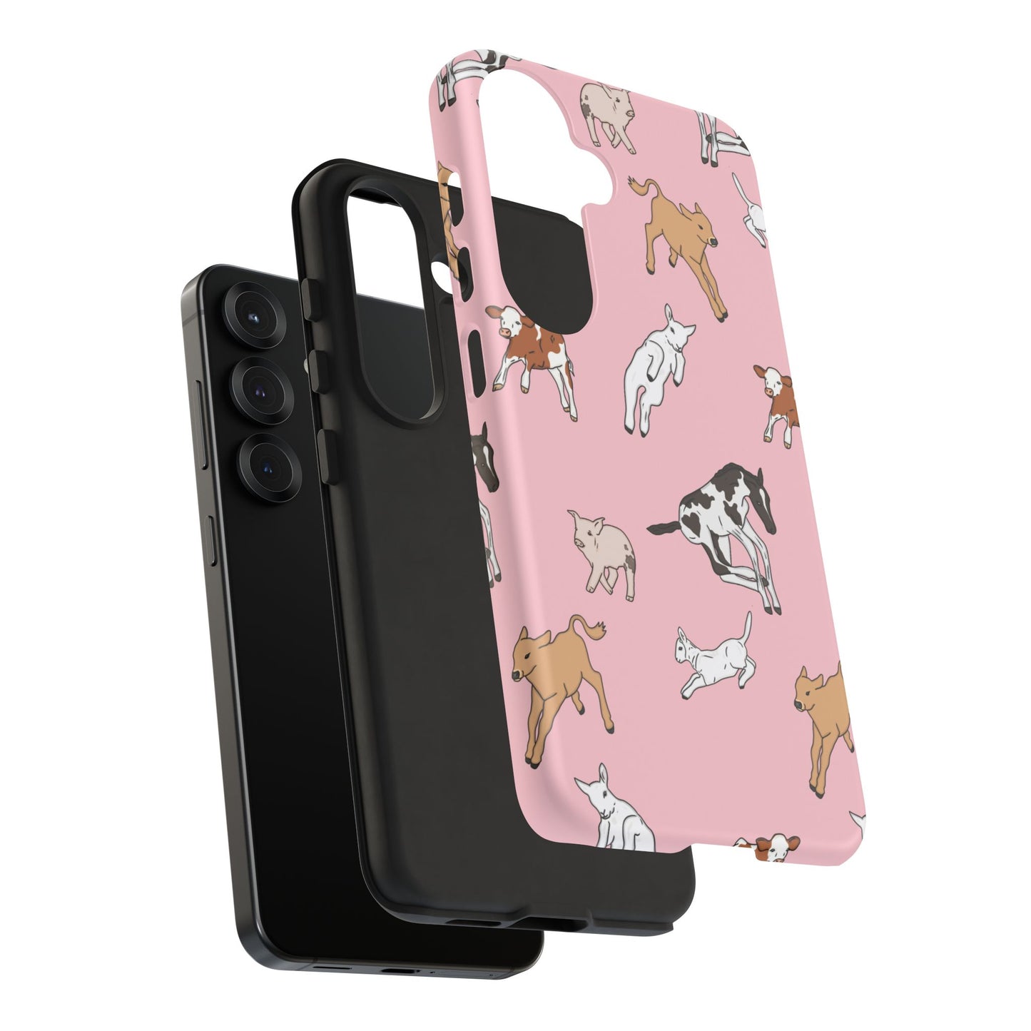 Android Farmyard Friends Pink Case