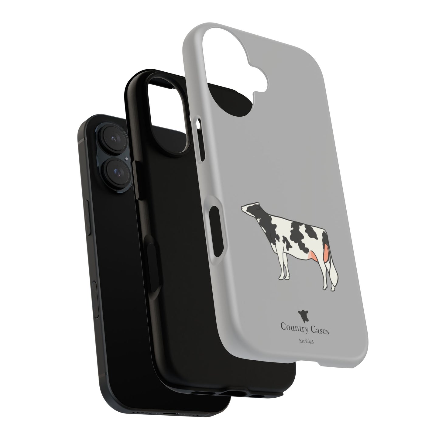 Black and white Holstein case