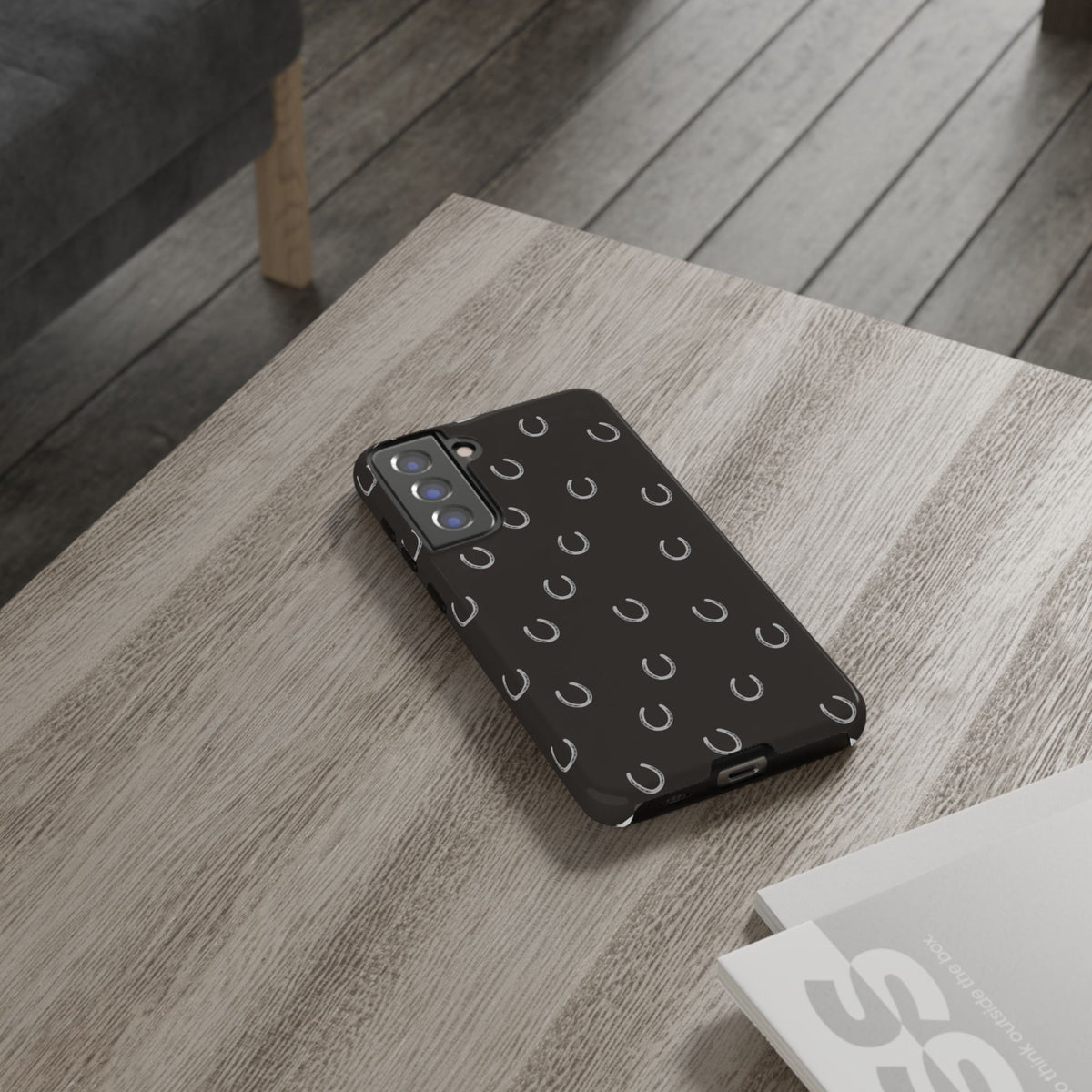 Android Wood Horse Shoe Cases