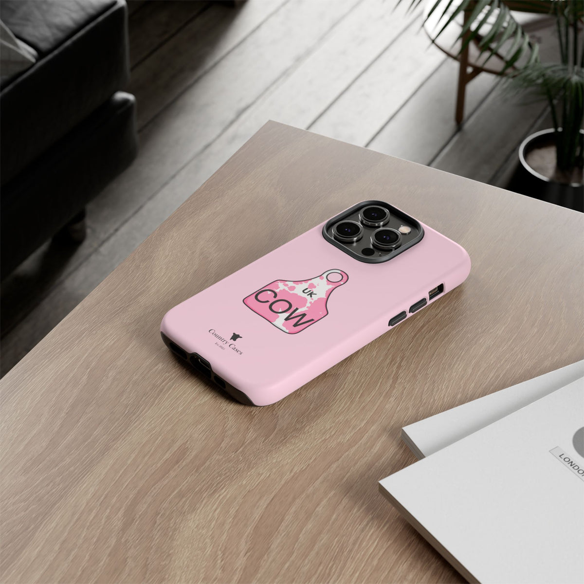 Pink Ear Tag Case