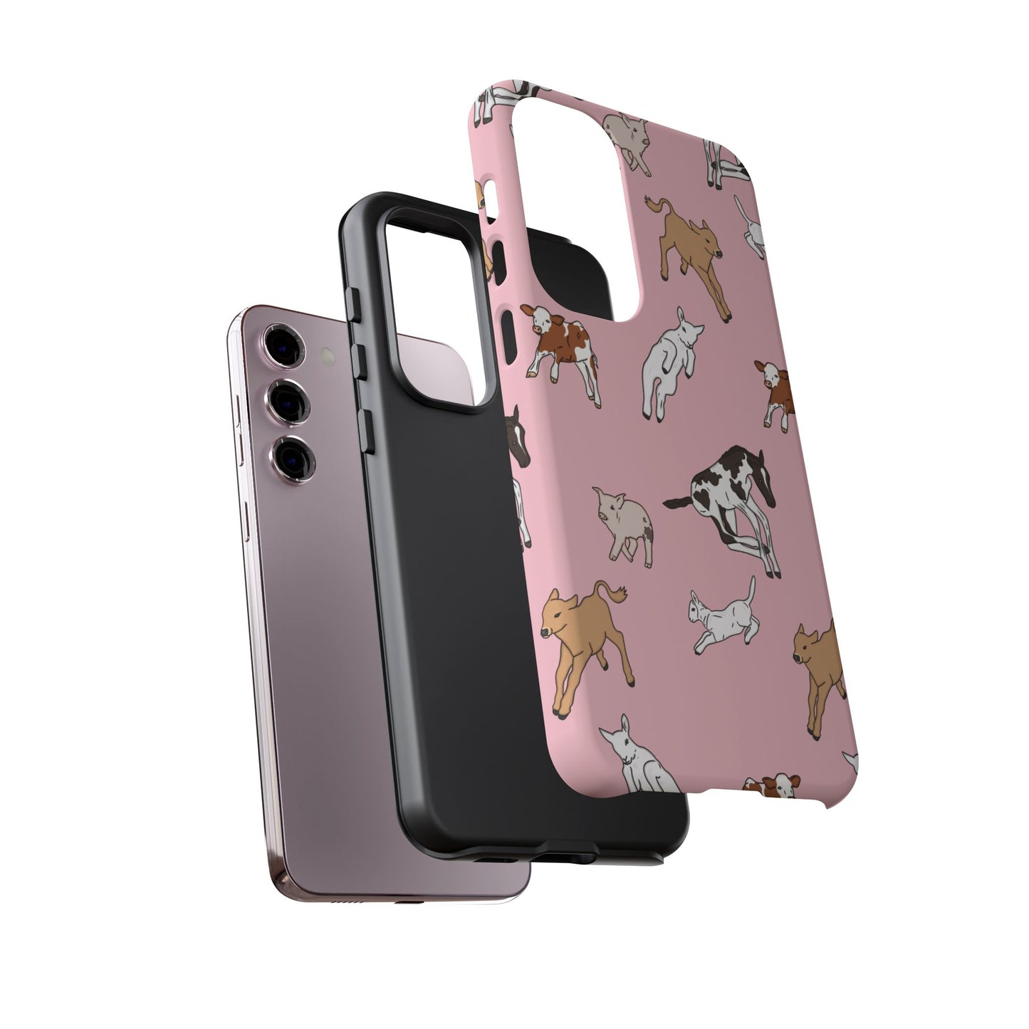 Android Farmyard Friends Pink Case