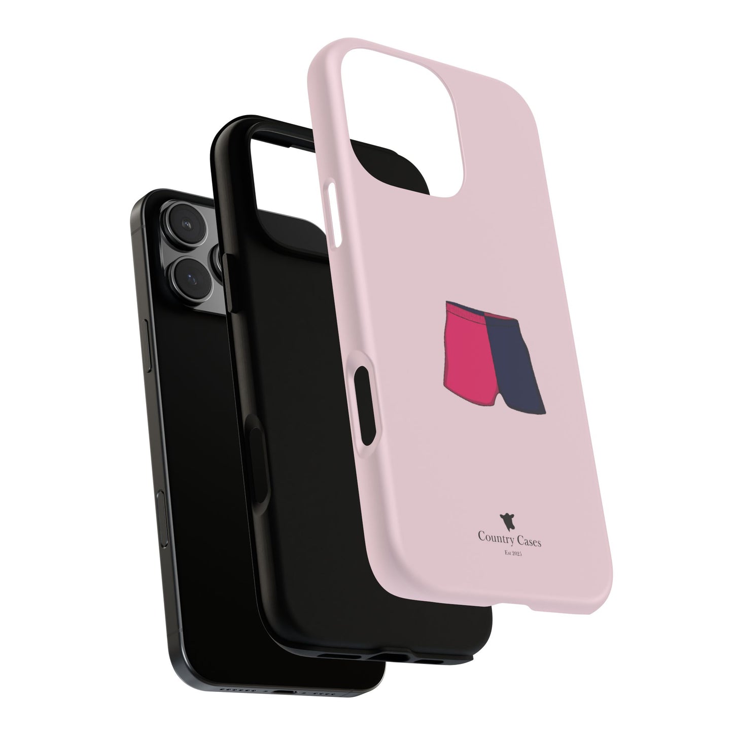 Two toned short phone case