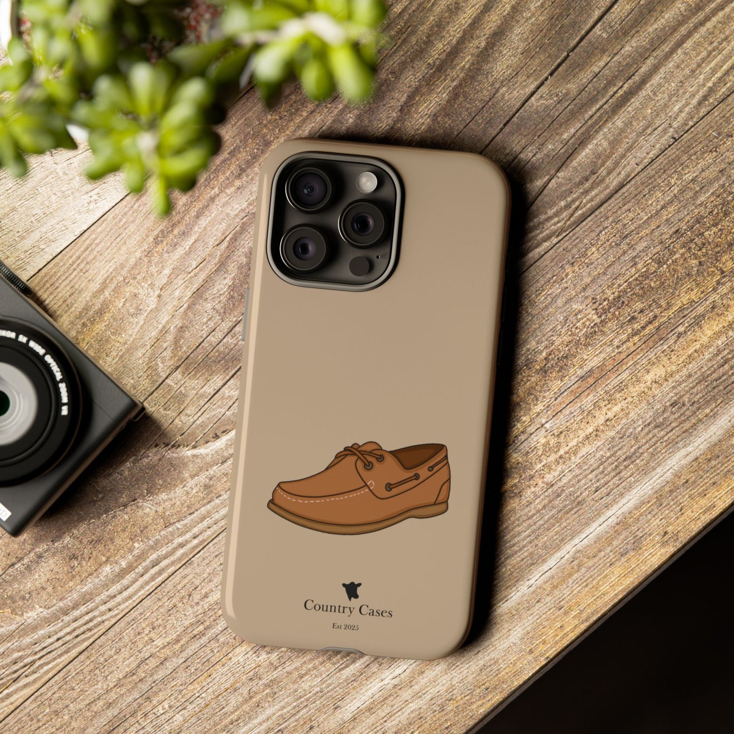 Classic boat shoe phone case