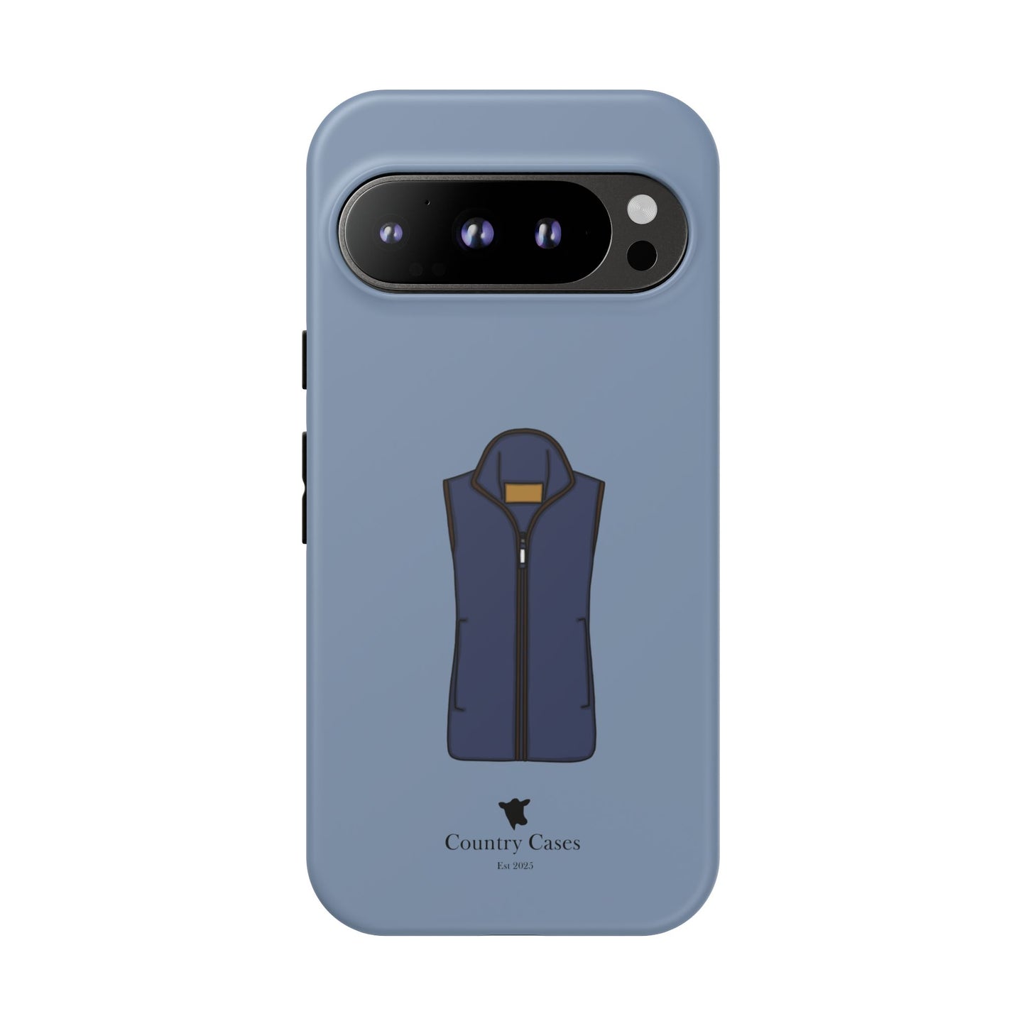 Android blue waistcoat case
