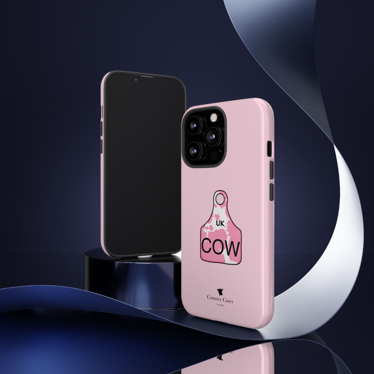 Pink Ear Tag Case