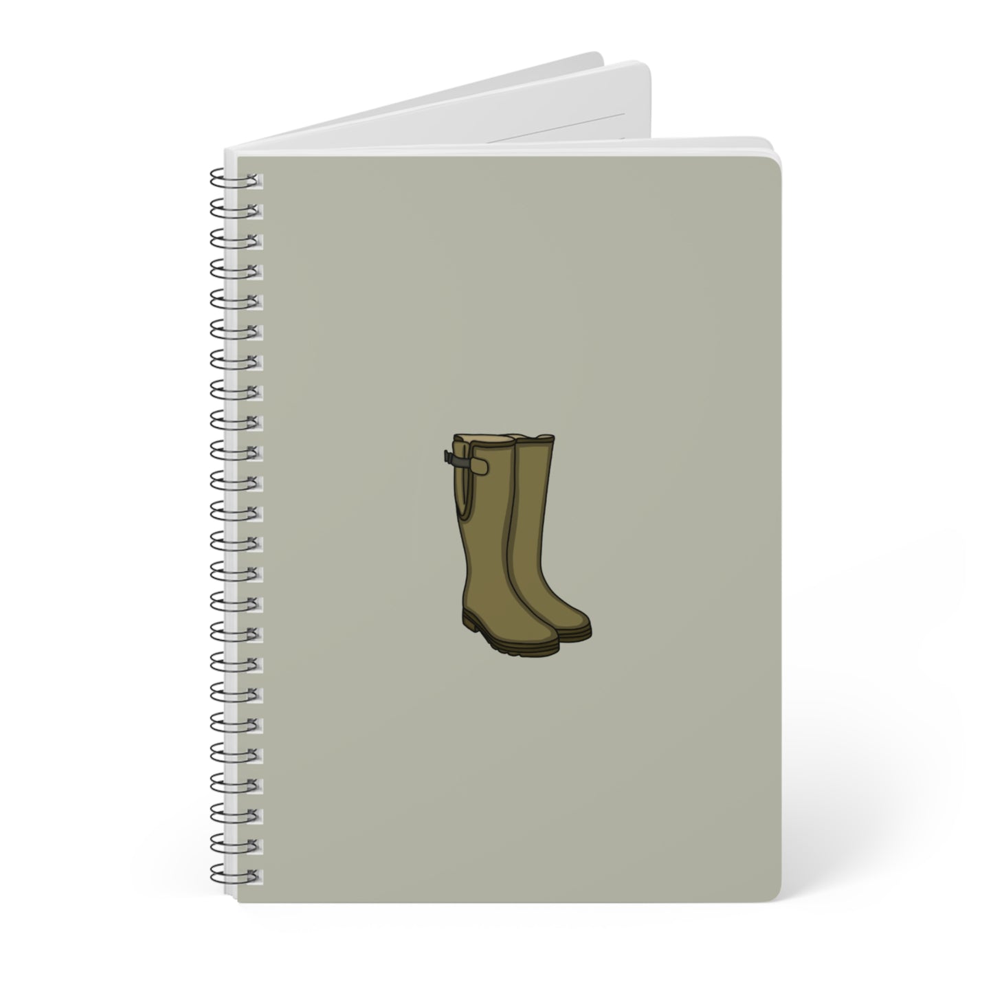 Green wellies notebook