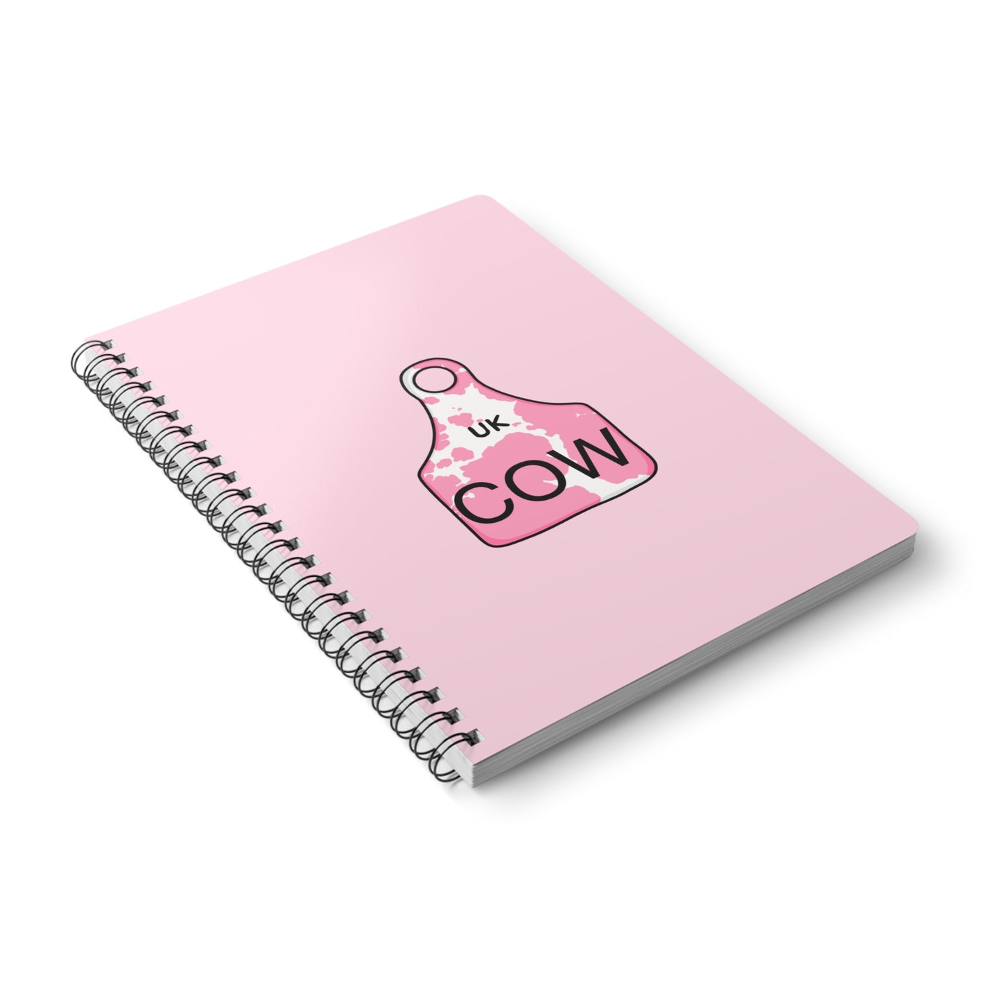 Pink ear tag notebook