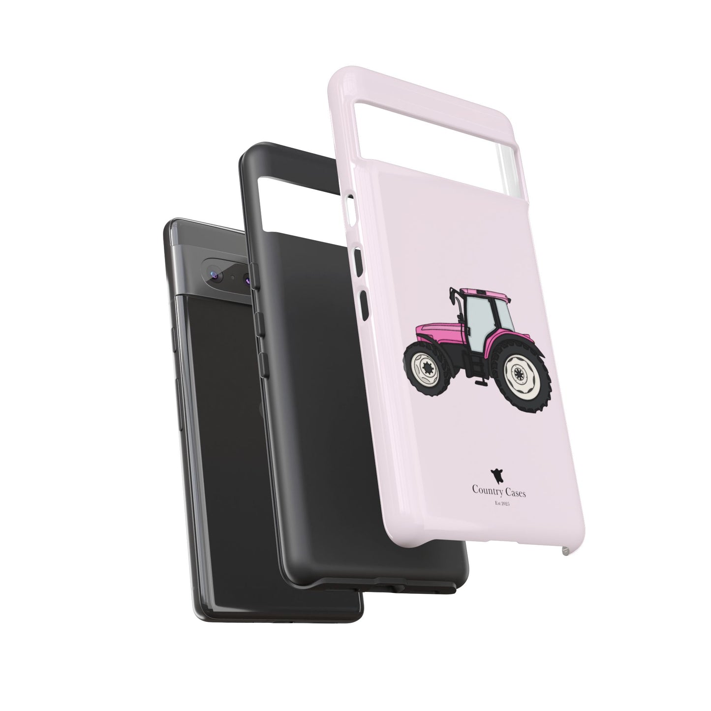 Android pink tractor case