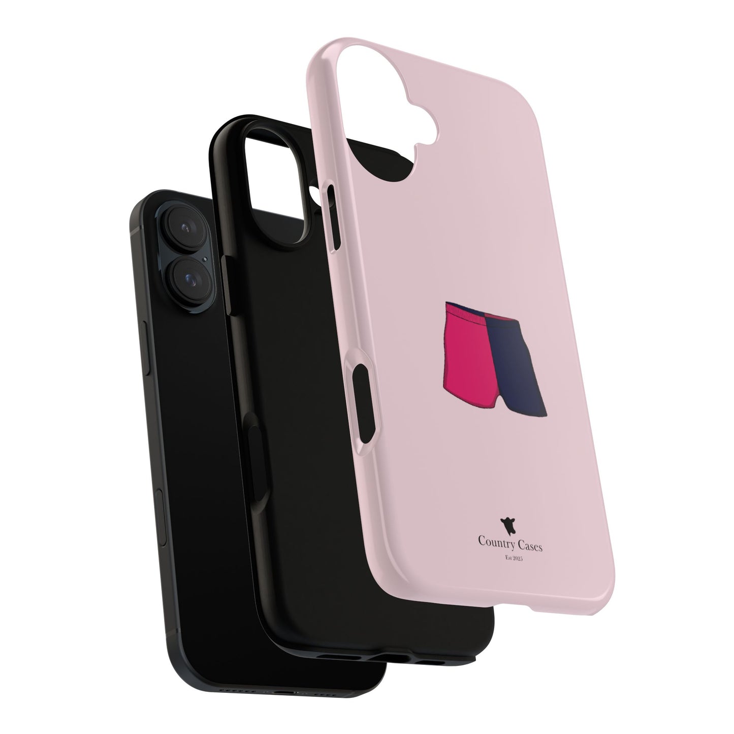 Two toned short phone case