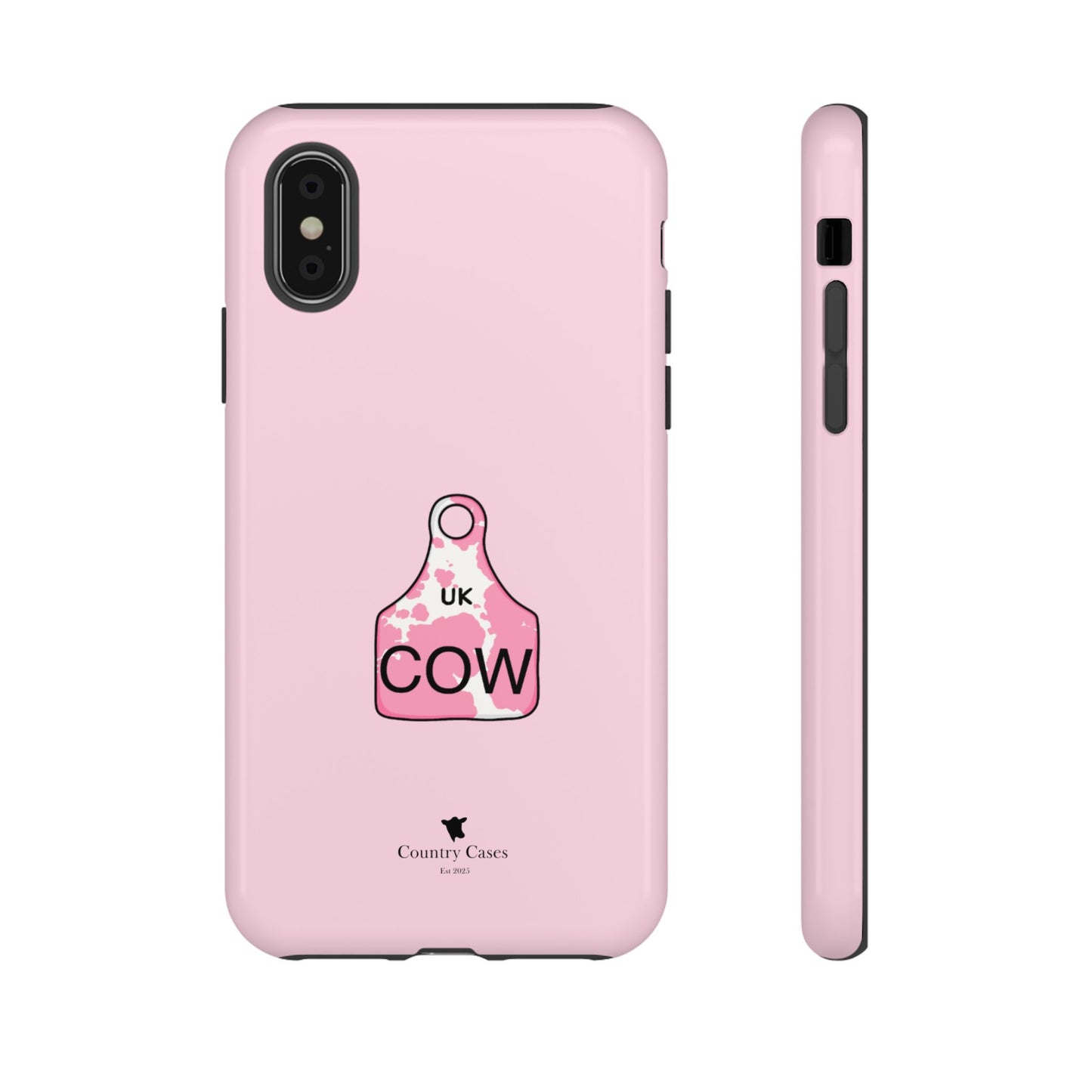 Pink ear tag case