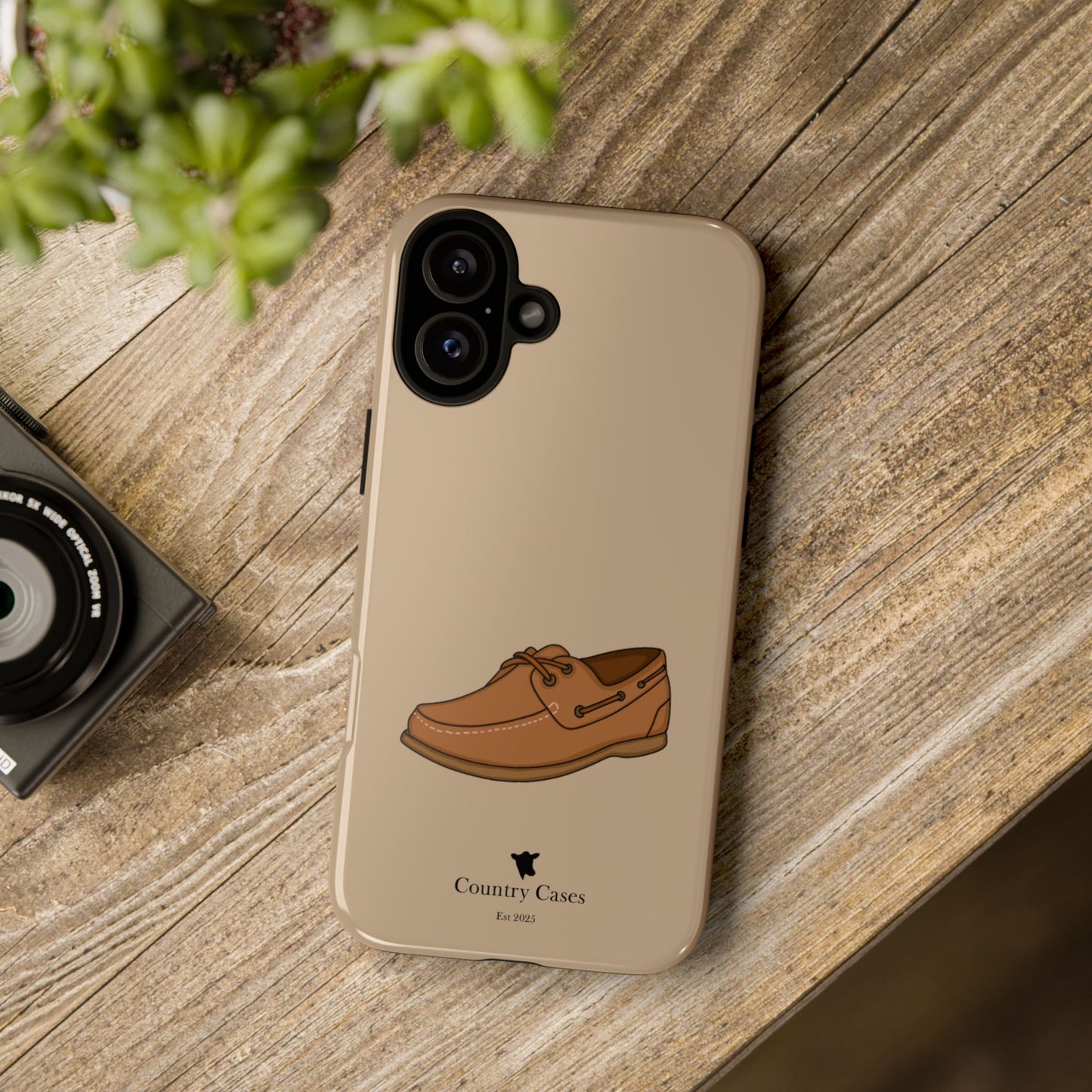 Classic boat shoe phone case