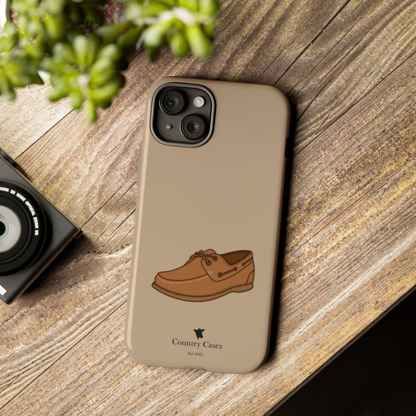 Classic boat shoe phone case
