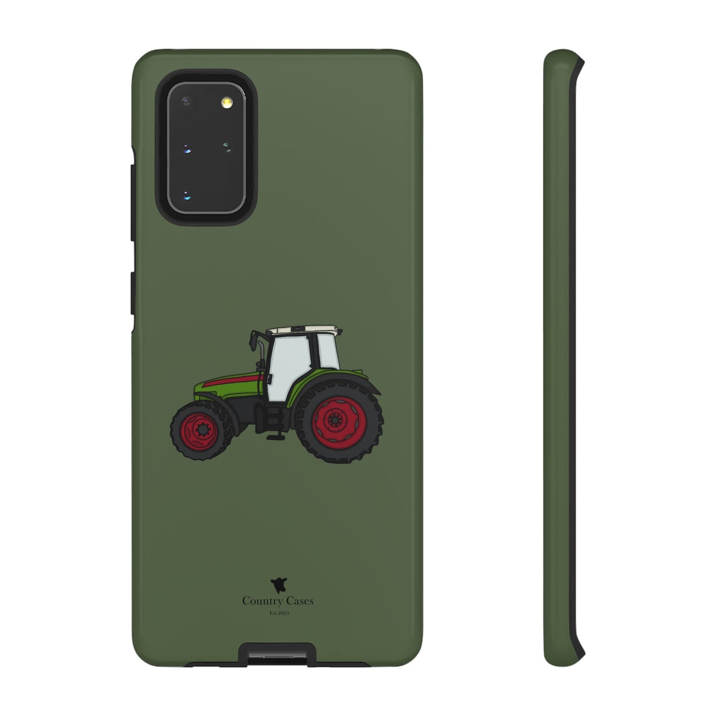 Android green tractor case