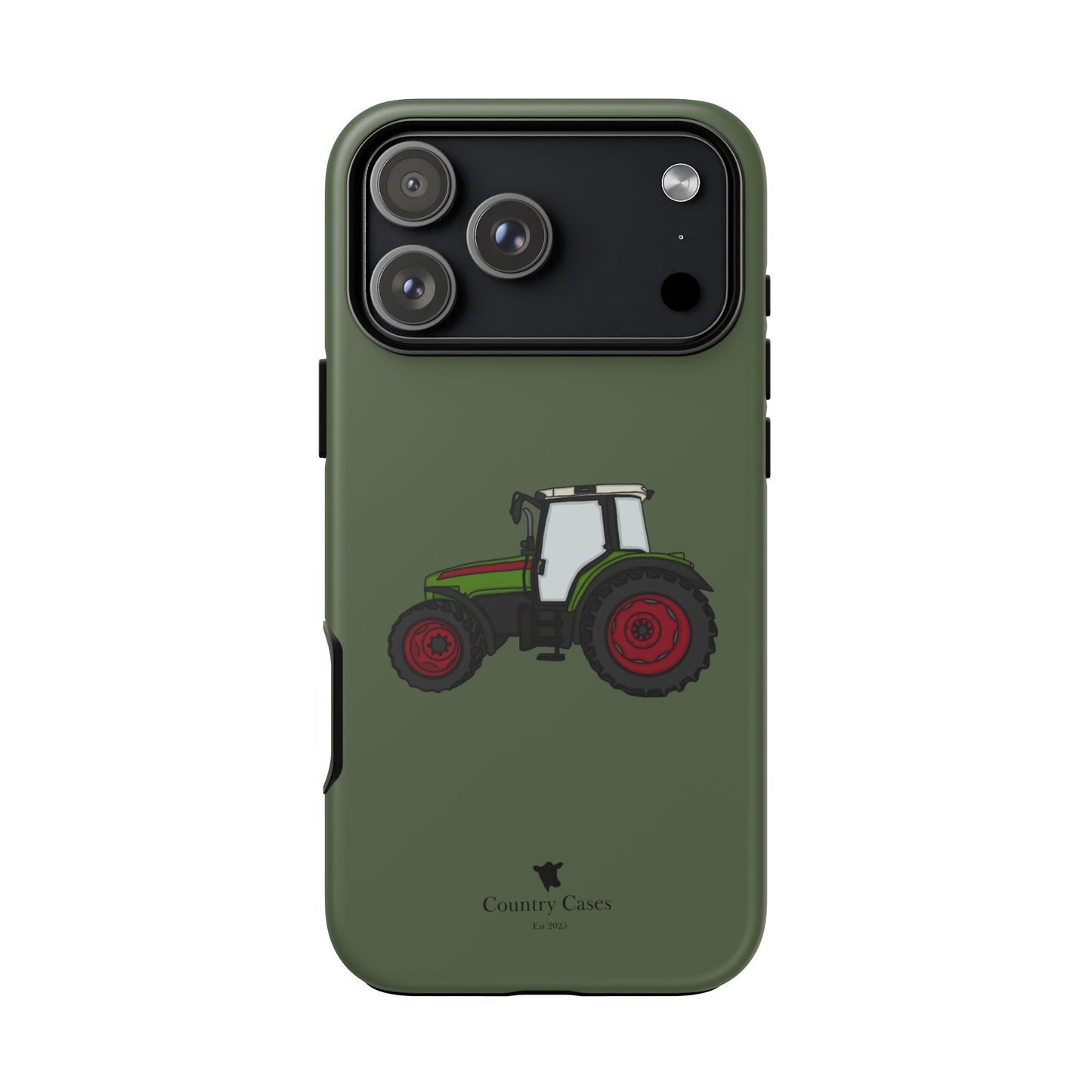 Green tractor case