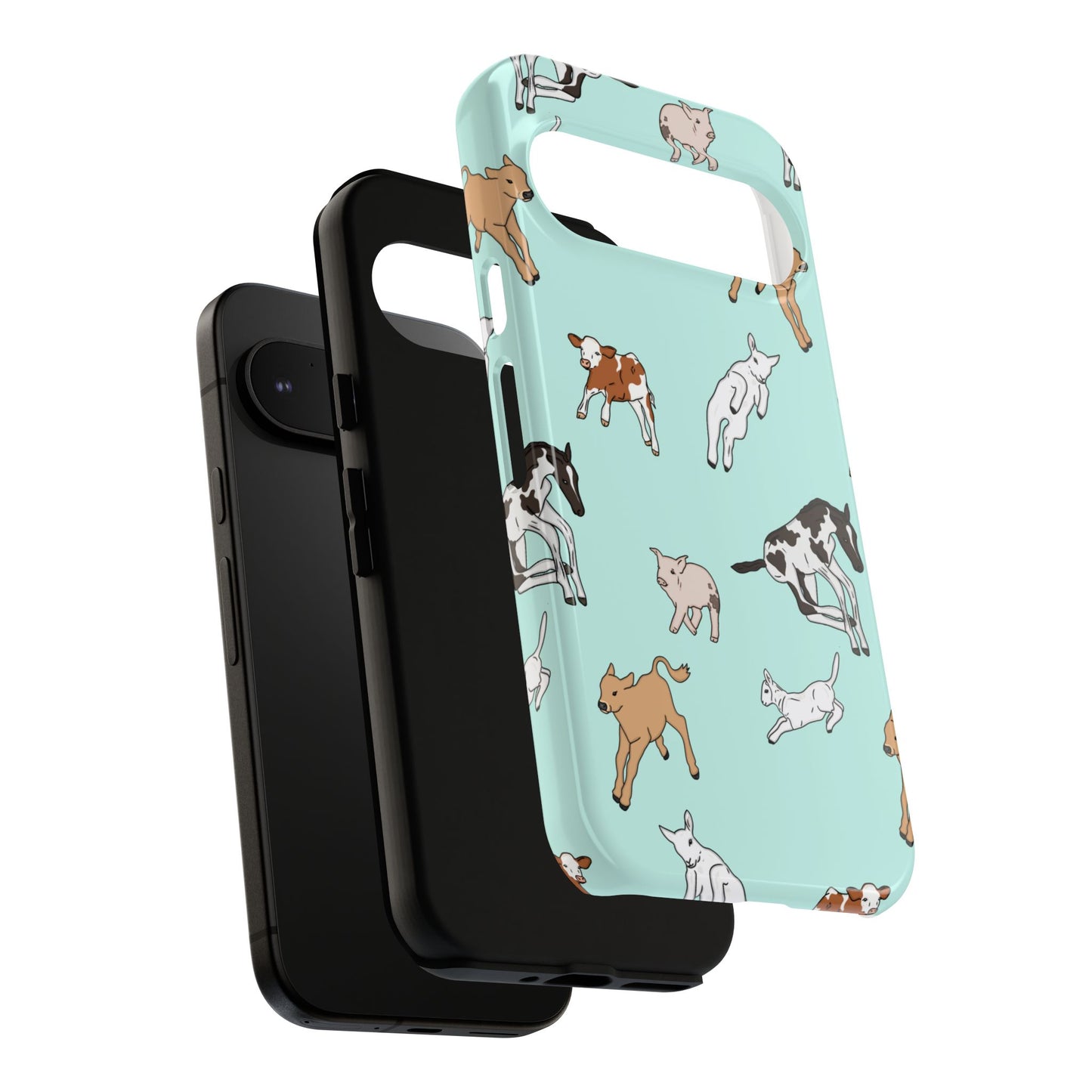 Android farmyard Freinds Blue Case
