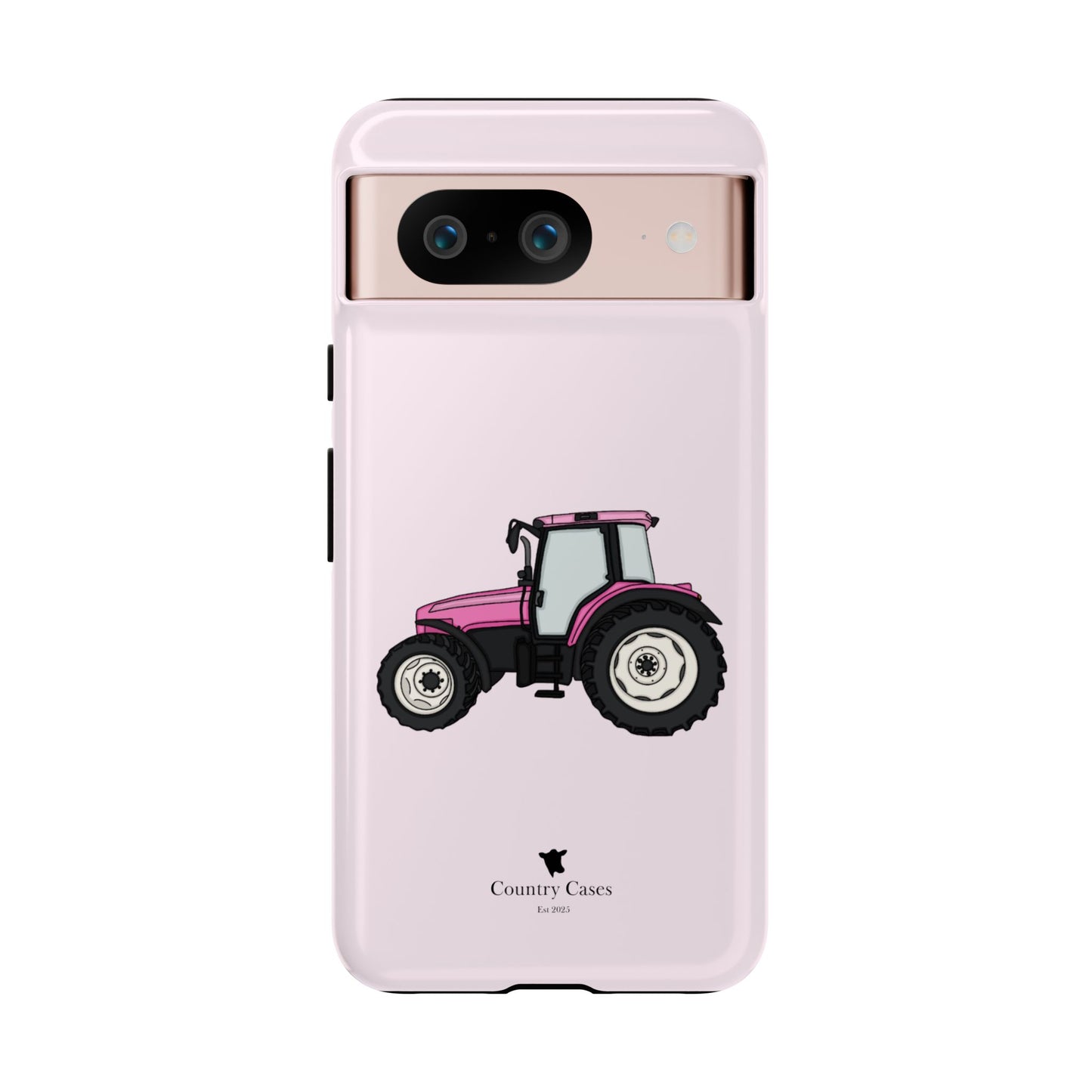 Android pink tractor case