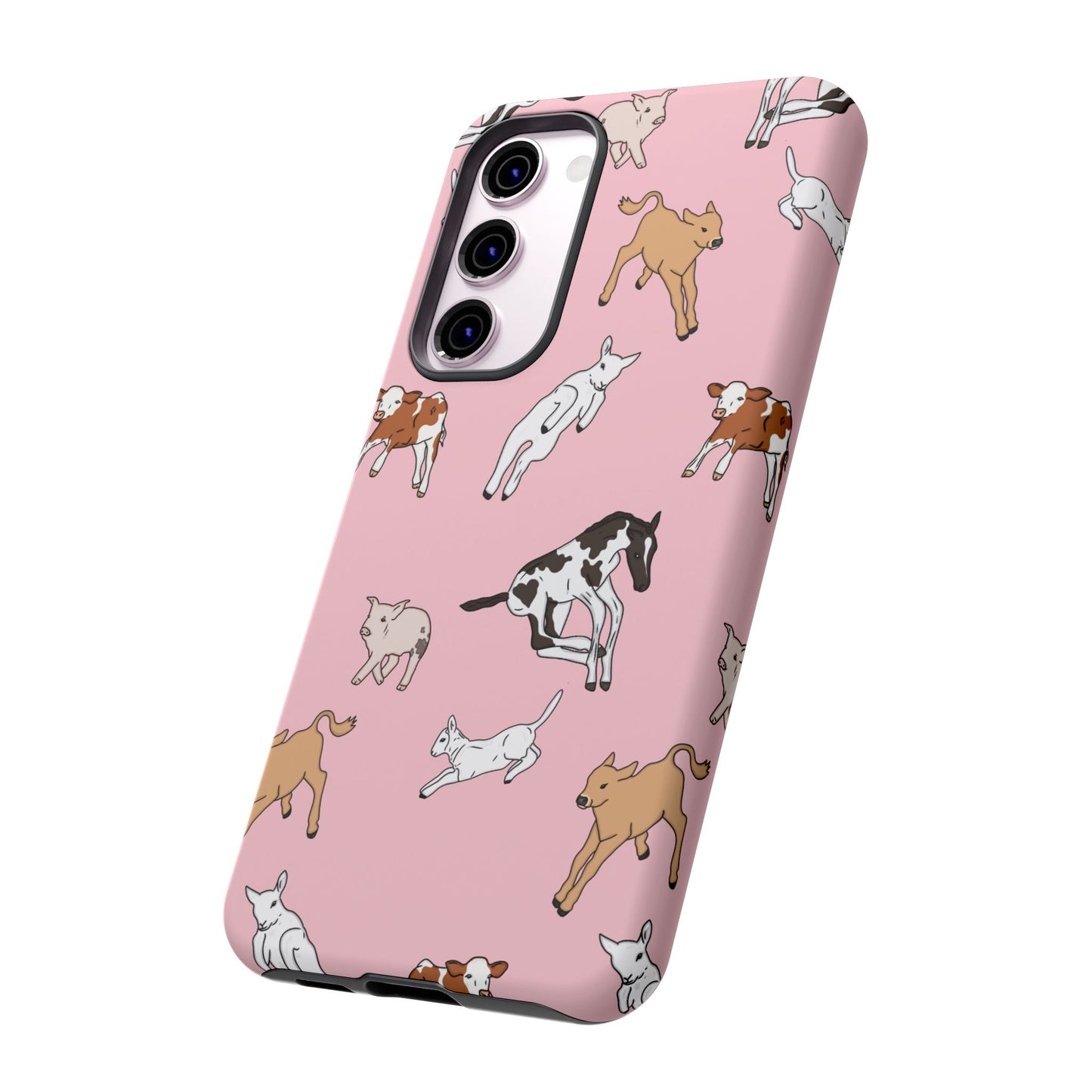 Android Farmyard Friends Pink Case