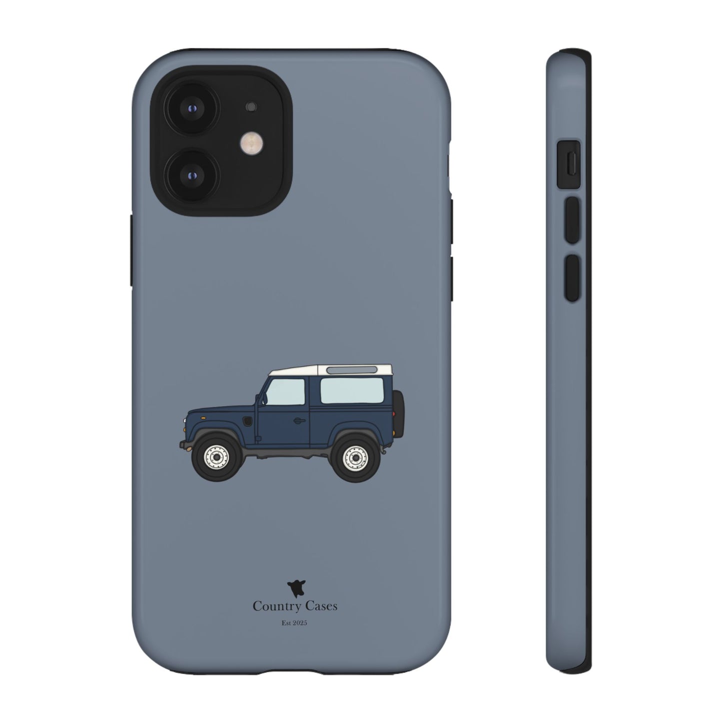 Blue landy phone case