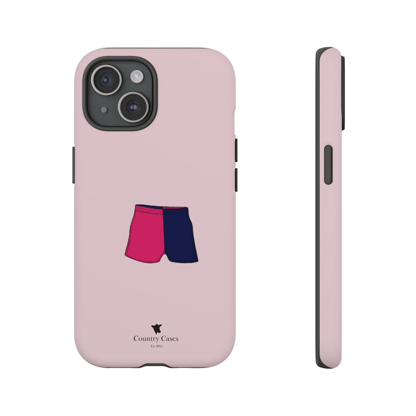 Two toned short phone case
