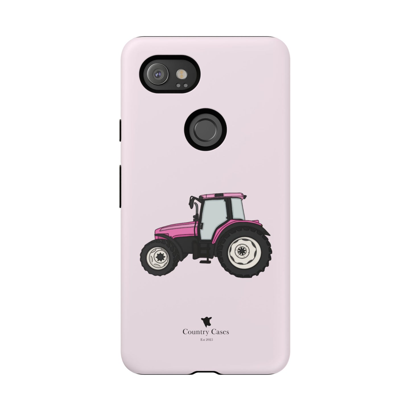 Android pink tractor case