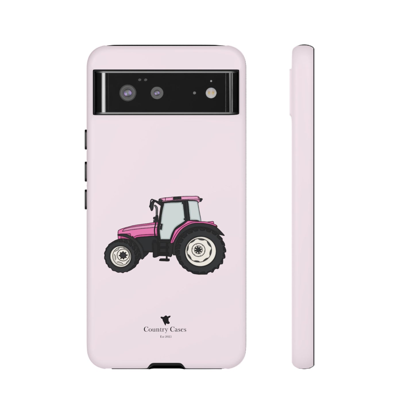 Android pink tractor case