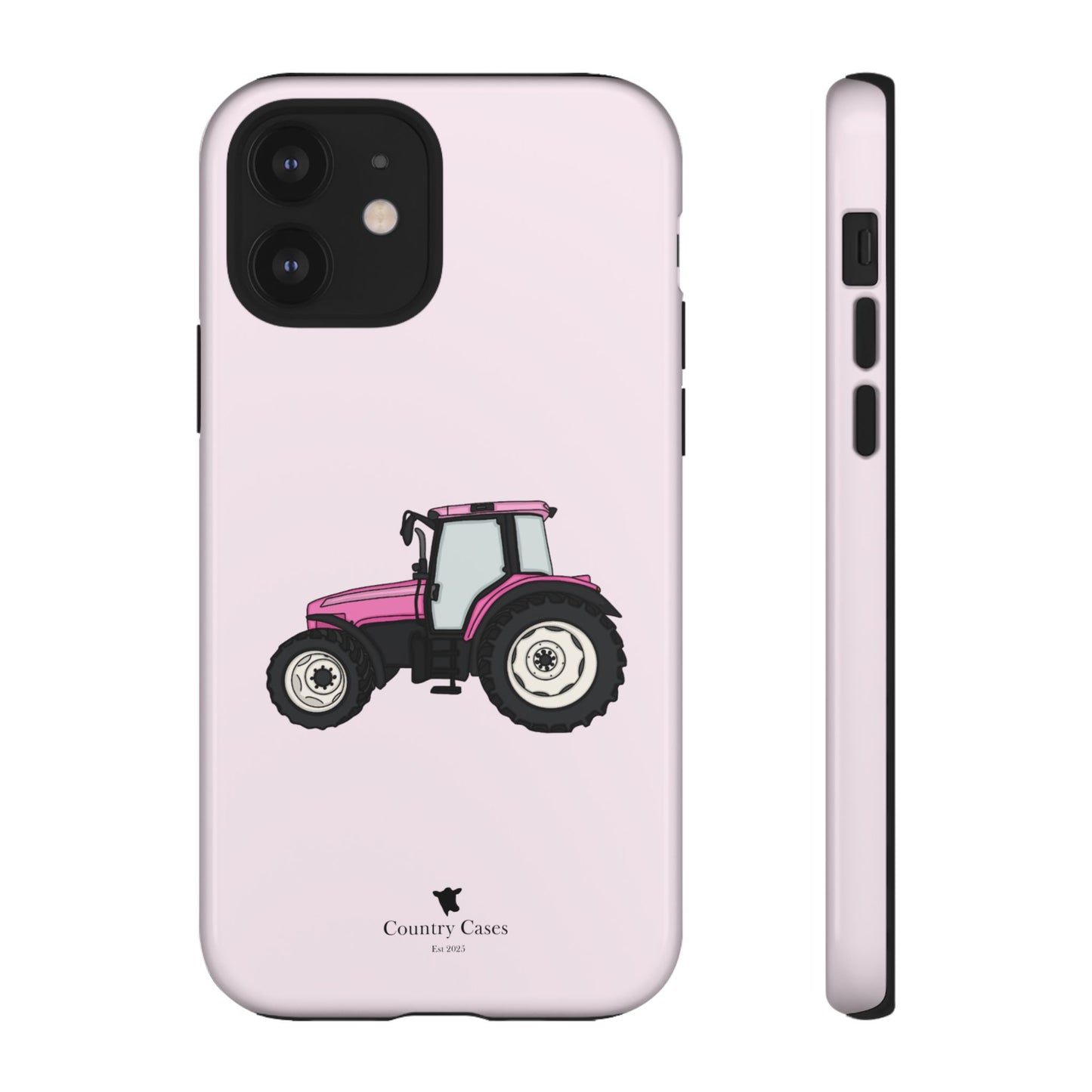Pink tractor case