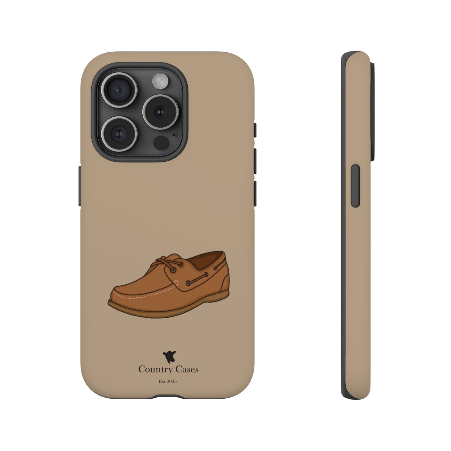 Classic boat shoe phone case