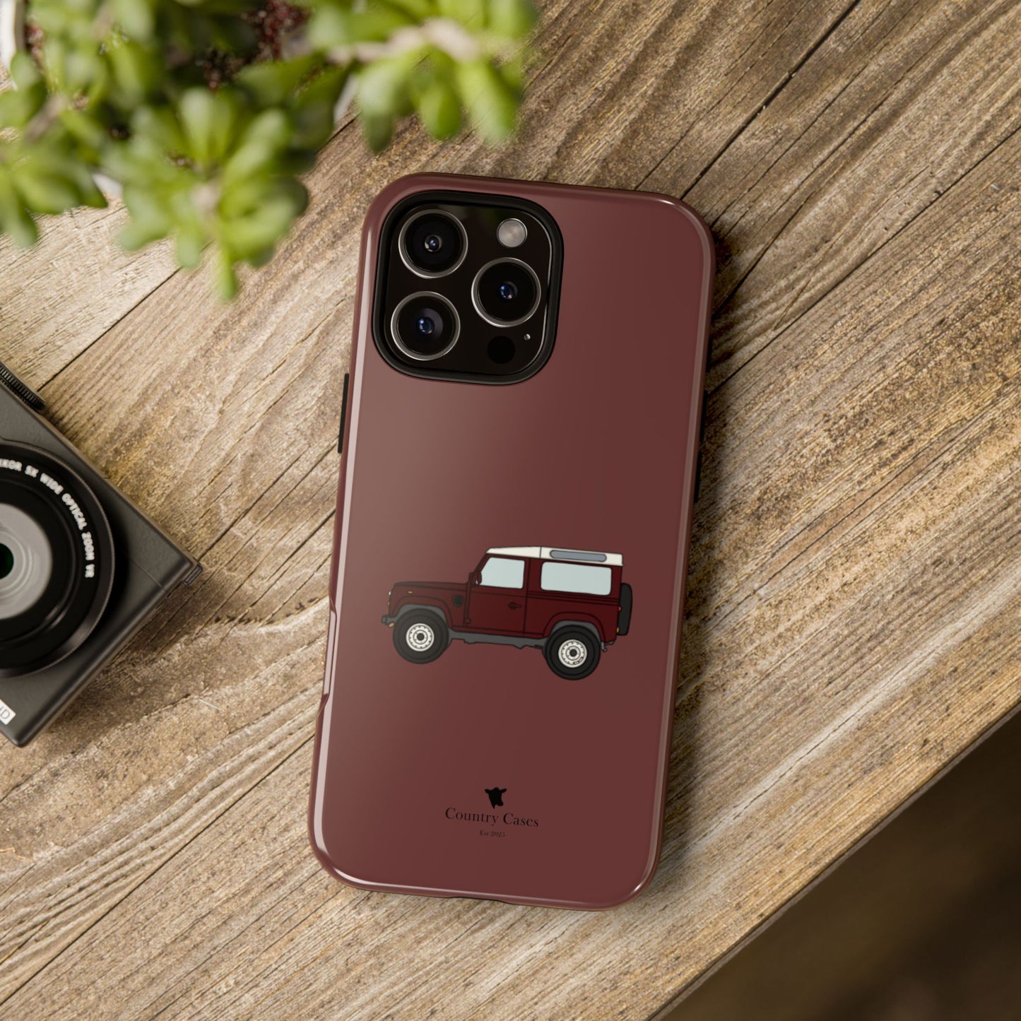 Berry red landy case