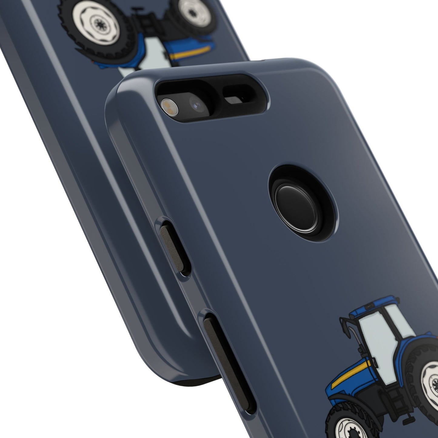 Android blue tractor case