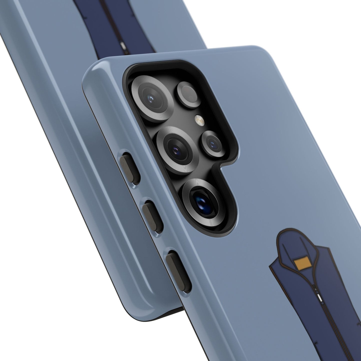 Android blue waistcoat case