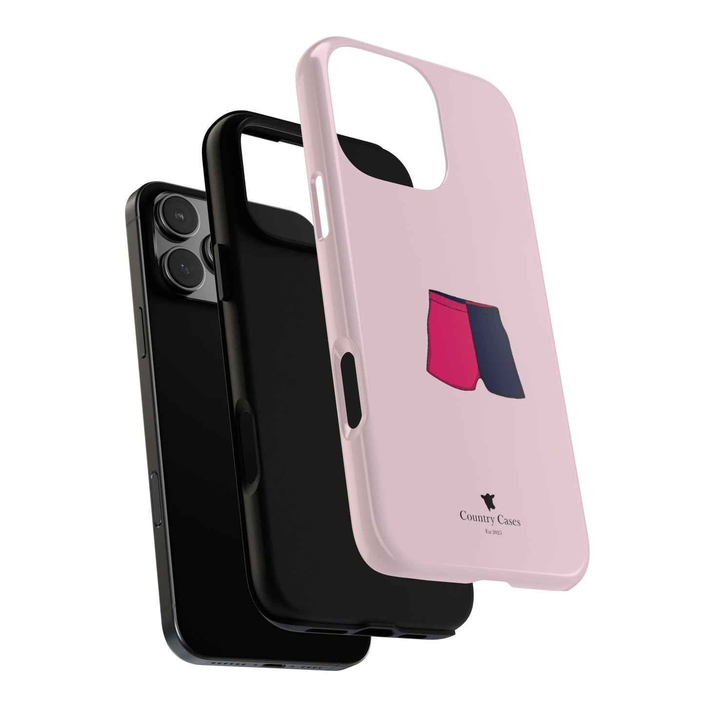 Two toned short phone case