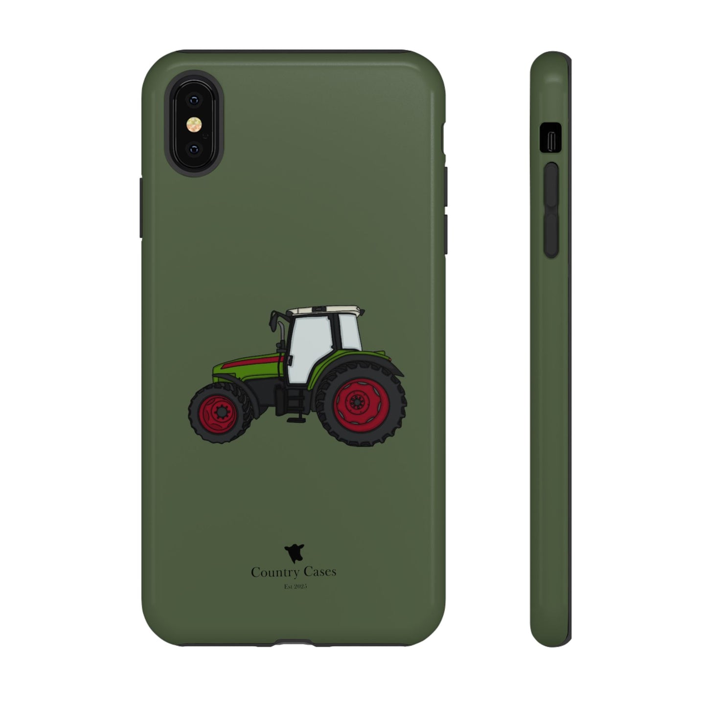 Green tractor case
