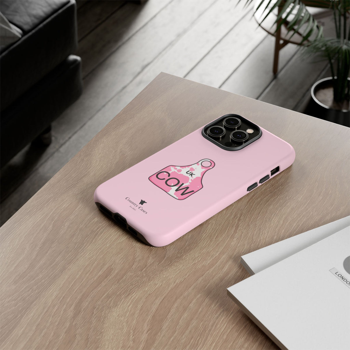 Pink Ear Tag Case