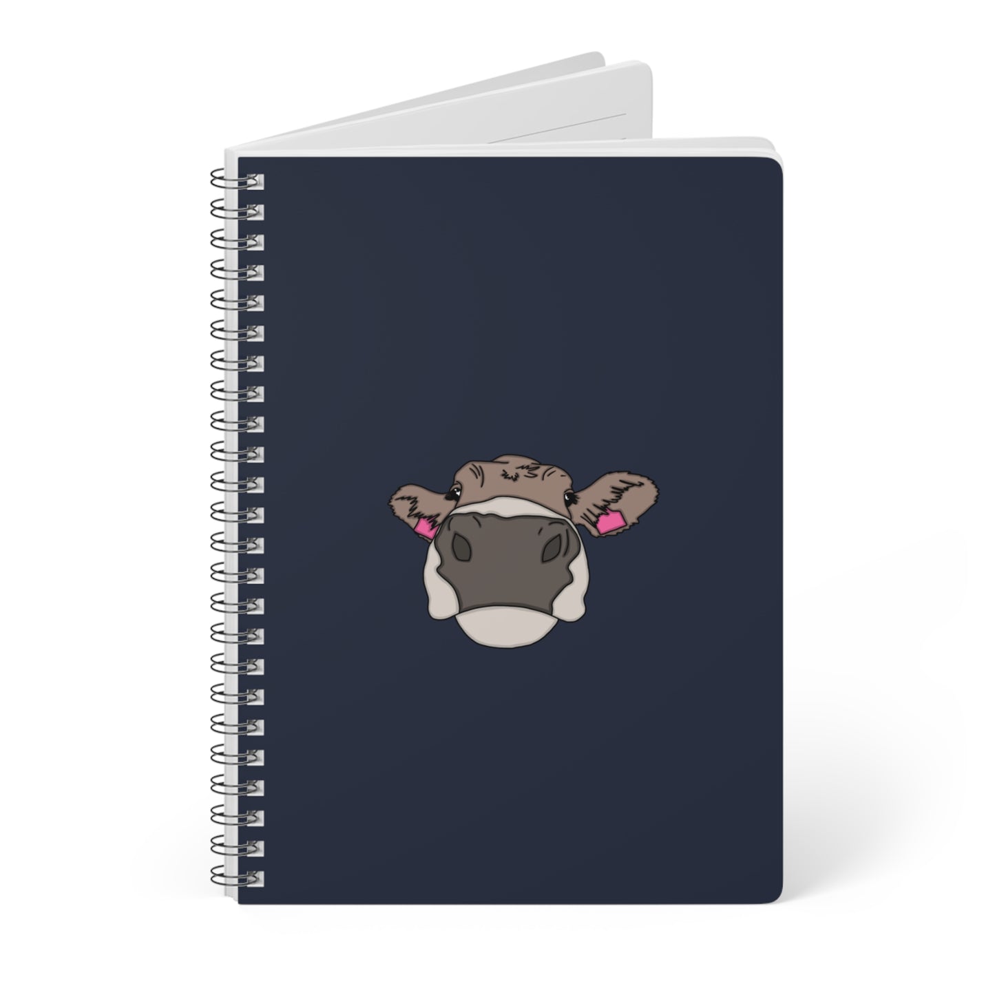 Navy brown Swiss notebook