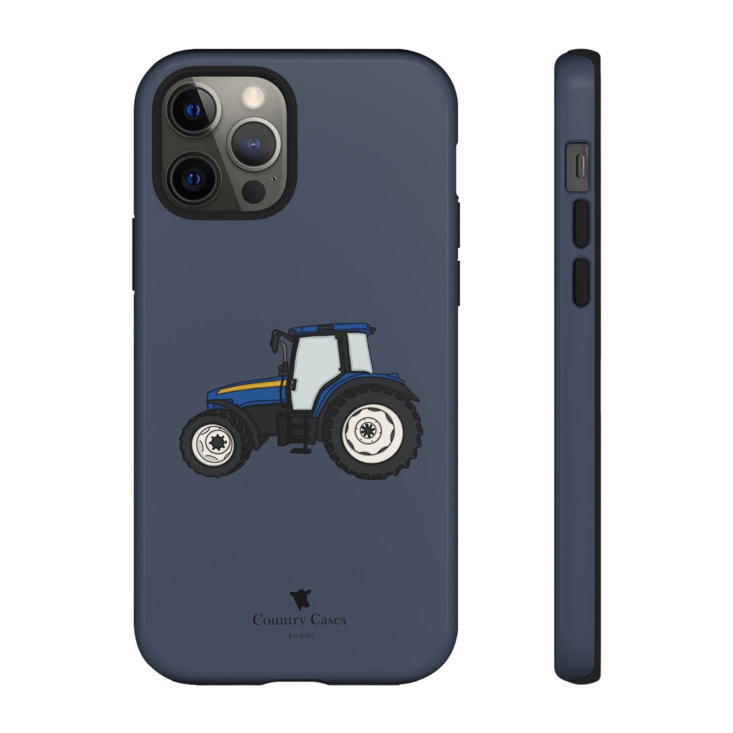 Blue tractor case