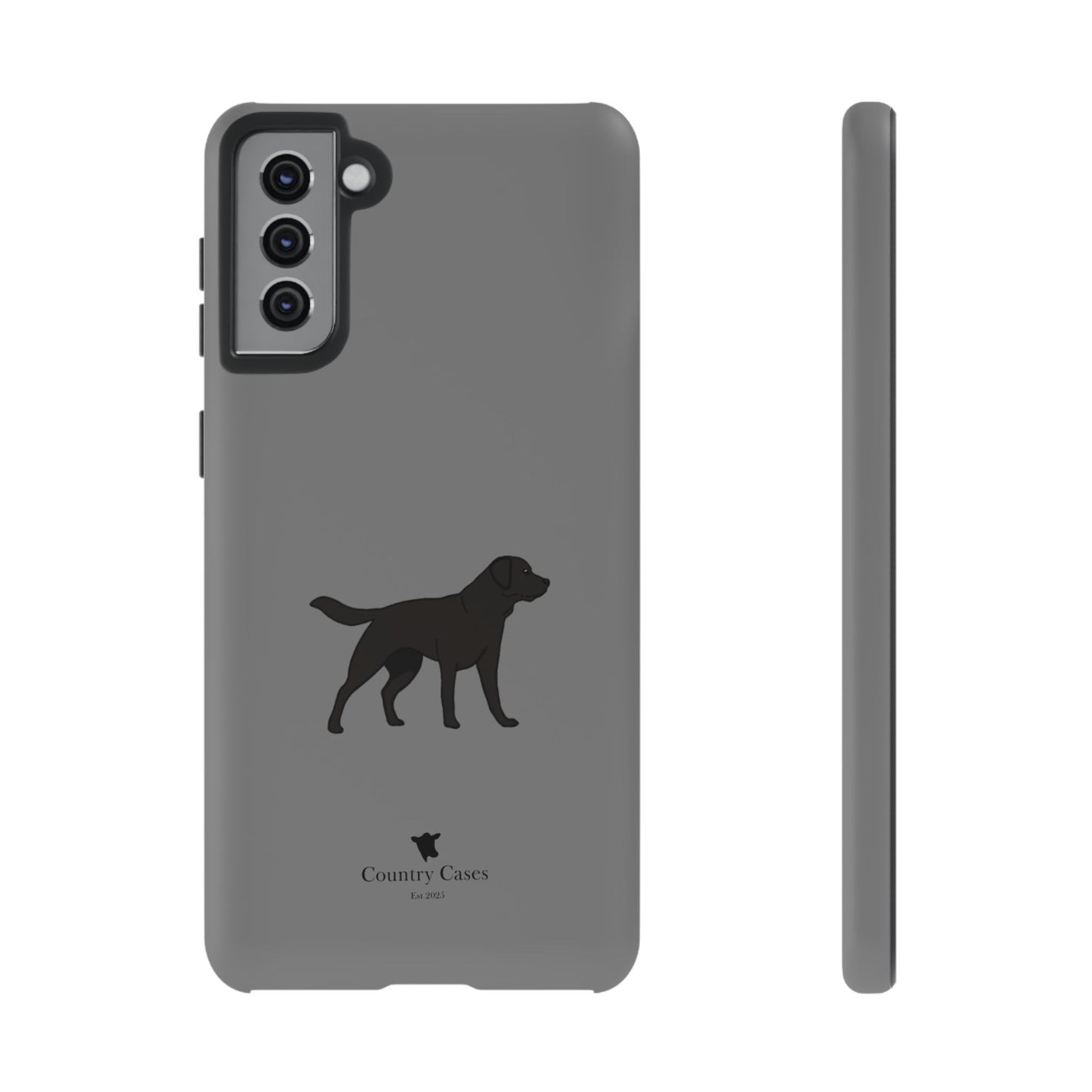 Android black Labrador case