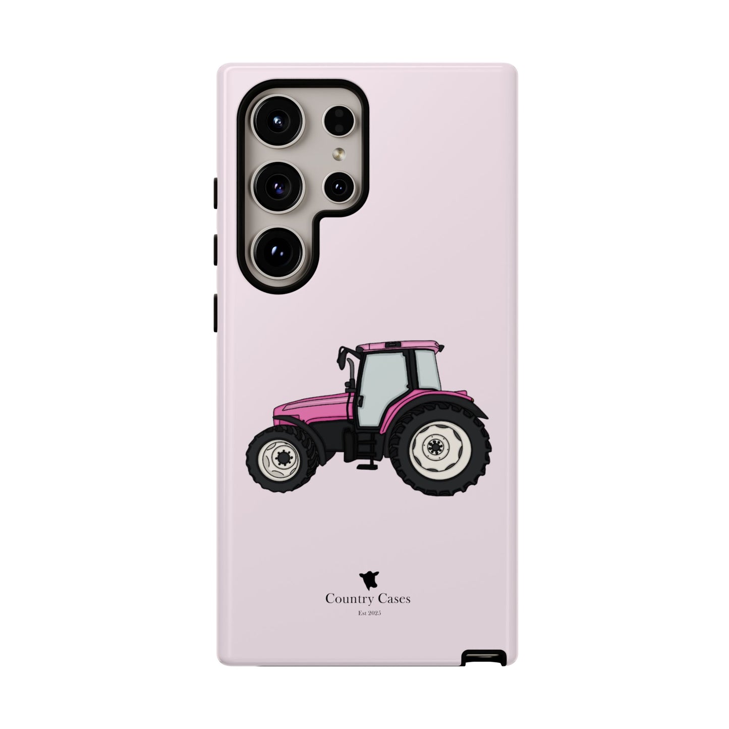 Android pink tractor case