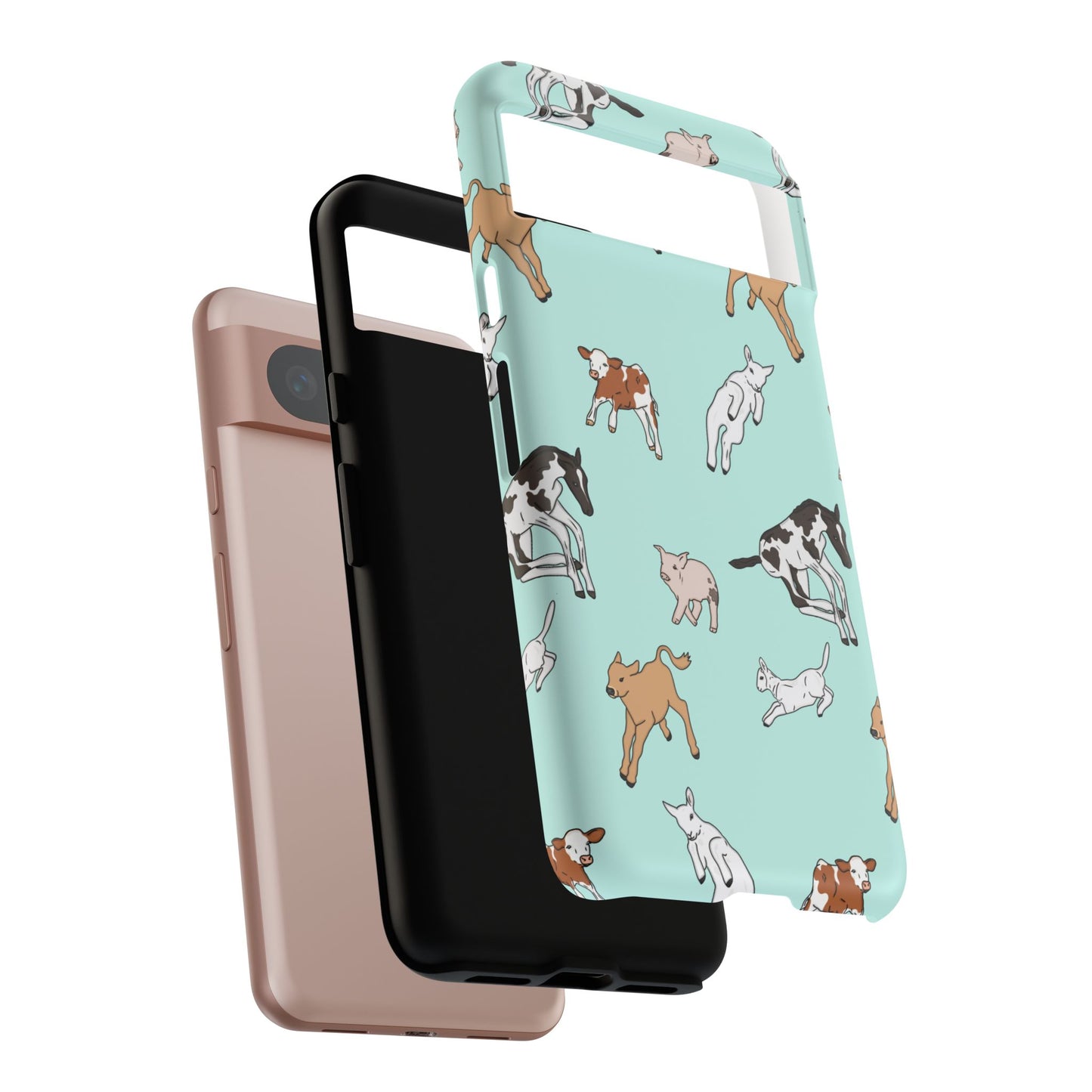 Android farmyard Freinds Blue Case