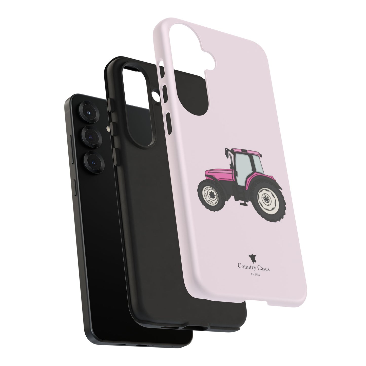 Android pink tractor case
