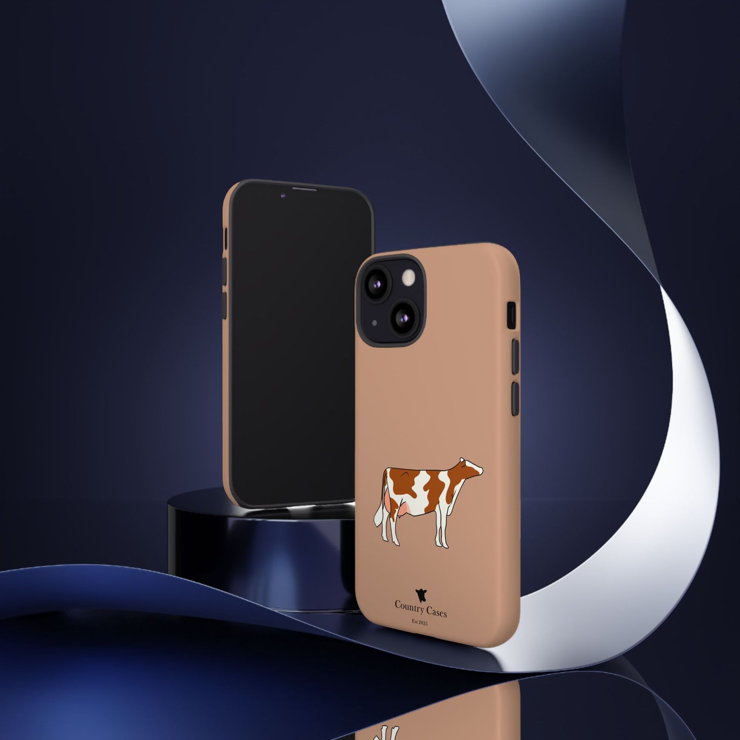 Red and white Holstein case
