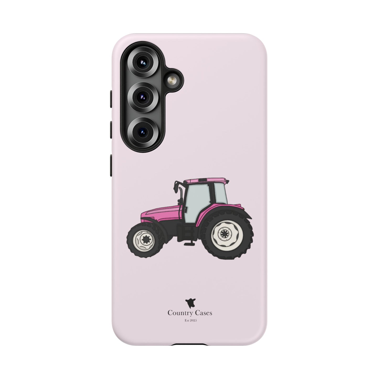Android pink tractor case