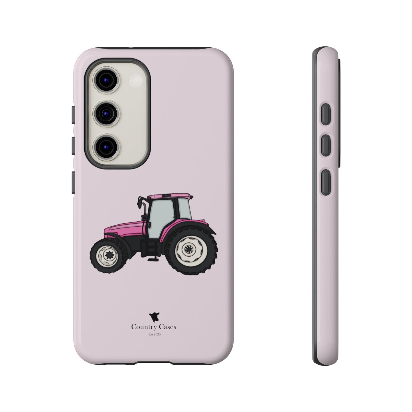 Android pink tractor case
