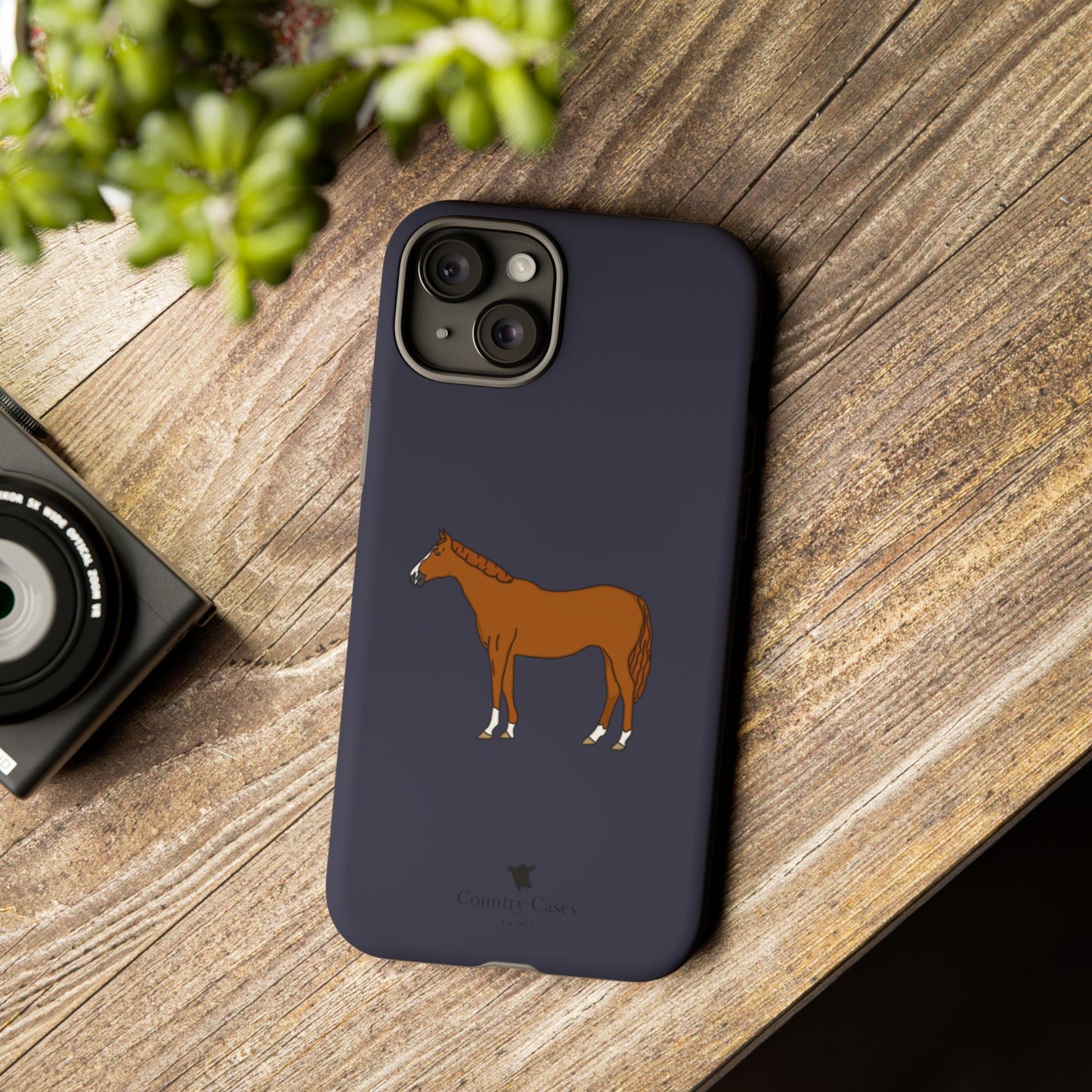 Chestnut horse case